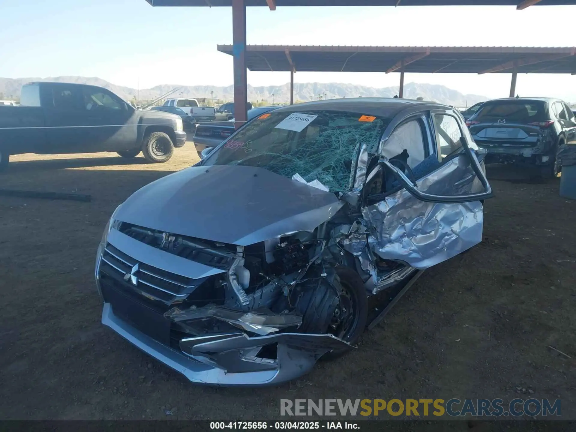 2 Photograph of a damaged car ML32AUHJ0RH027047 MITSUBISHI MIRAGE 2024