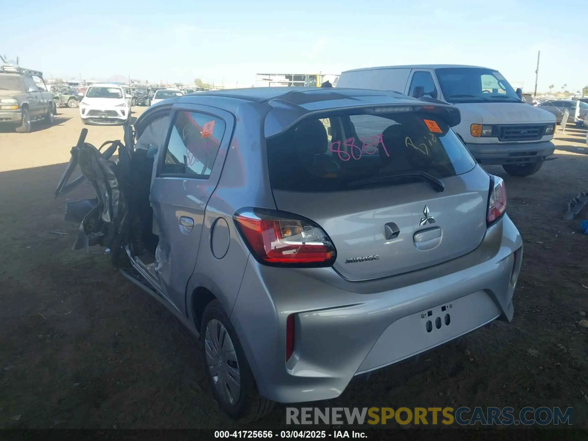 3 Photograph of a damaged car ML32AUHJ0RH027047 MITSUBISHI MIRAGE 2024