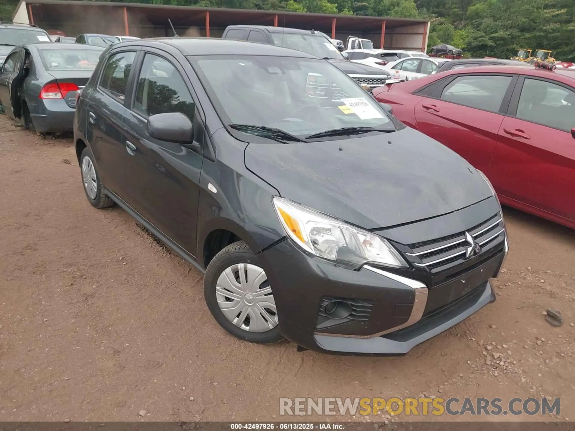 1 Photograph of a damaged car ML32AUHJ0RH027291 MITSUBISHI MIRAGE 2024