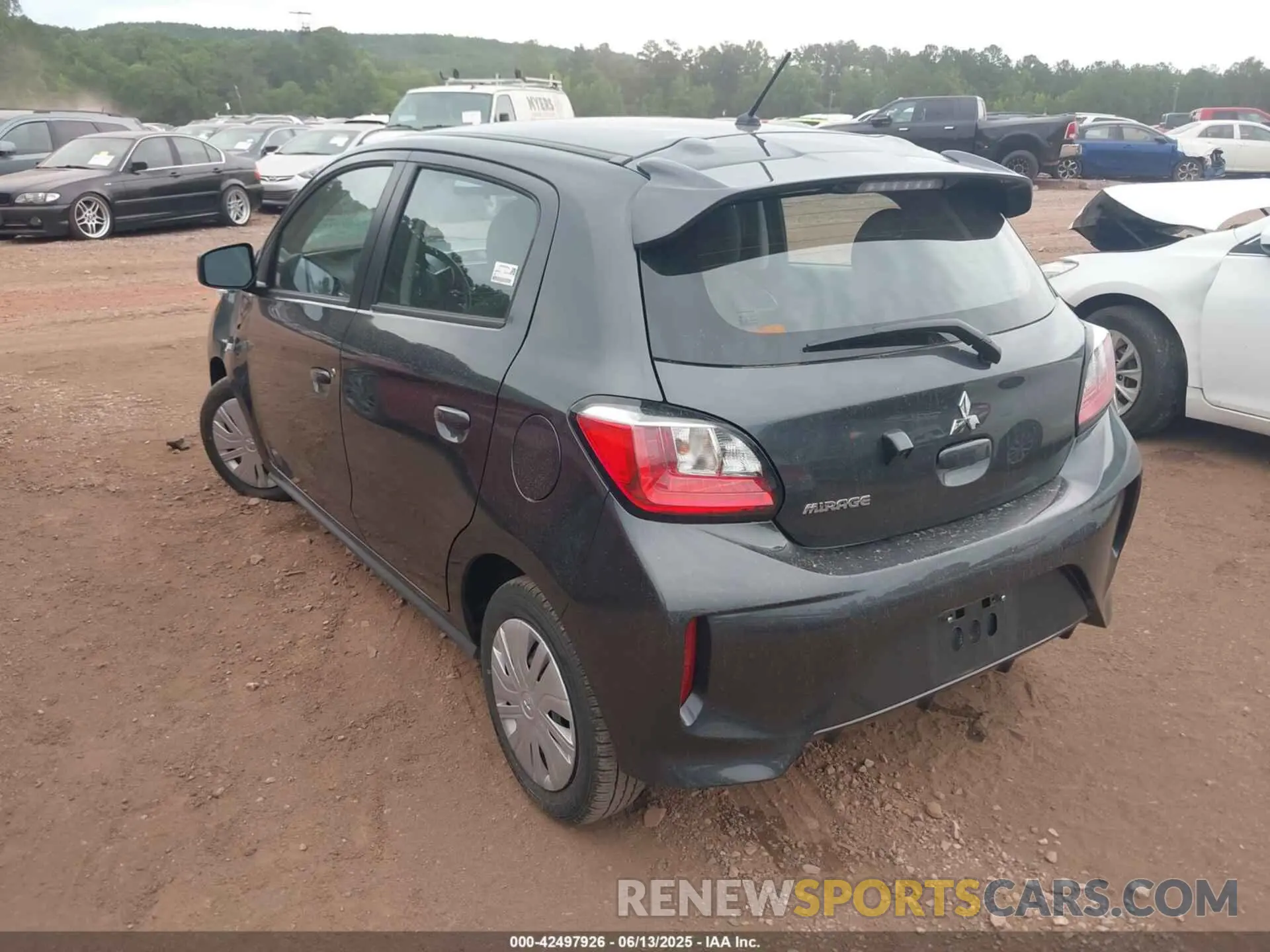 3 Photograph of a damaged car ML32AUHJ0RH027291 MITSUBISHI MIRAGE 2024