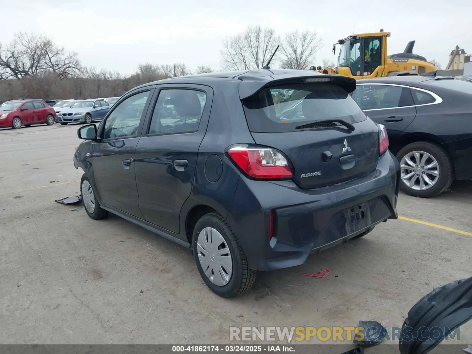 3 Photograph of a damaged car ML32AUHJ0RH032815 MITSUBISHI MIRAGE 2024
