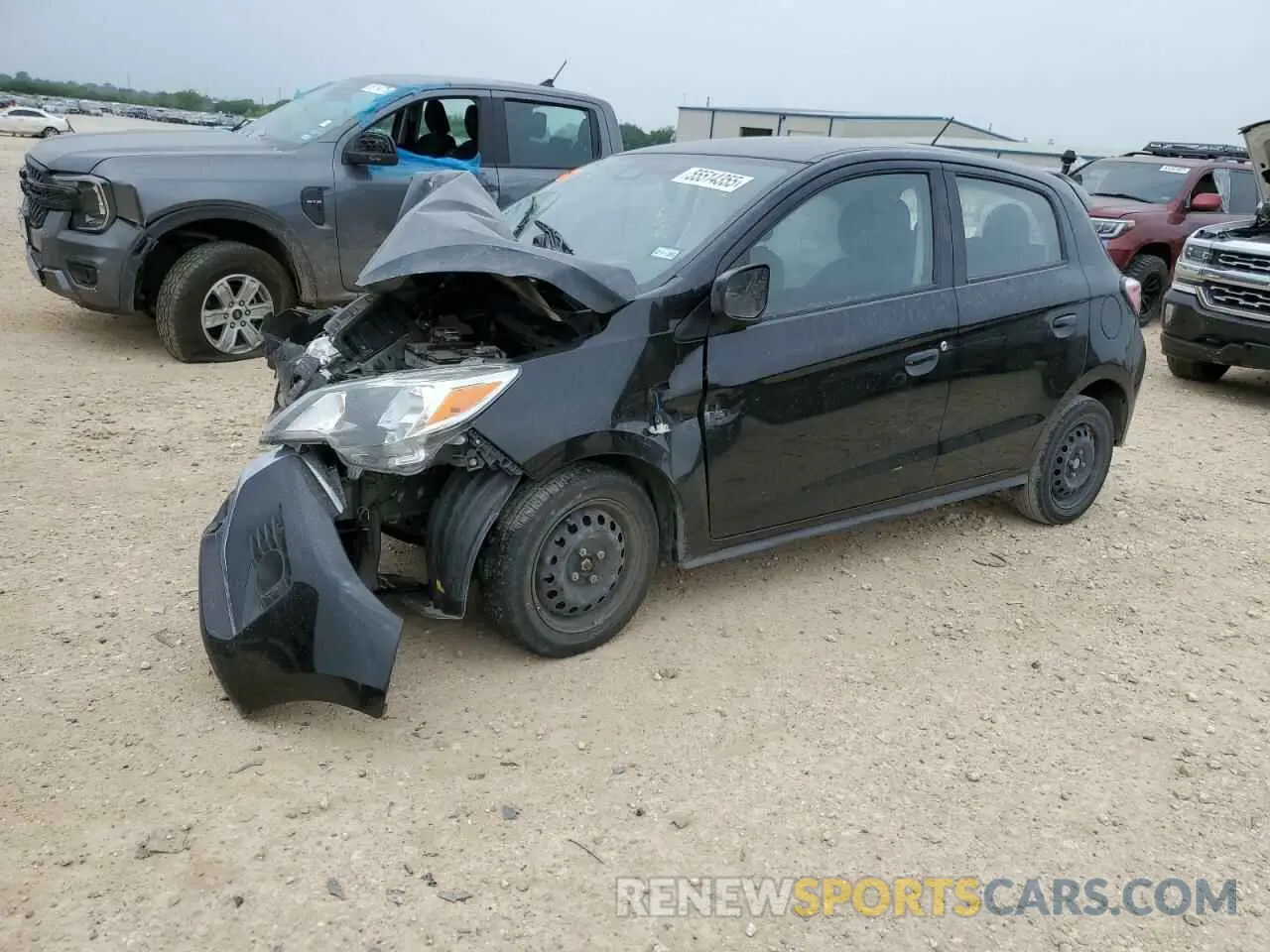 1 Photograph of a damaged car ML32AUHJ1RH001198 MITSUBISHI MIRAGE 2024