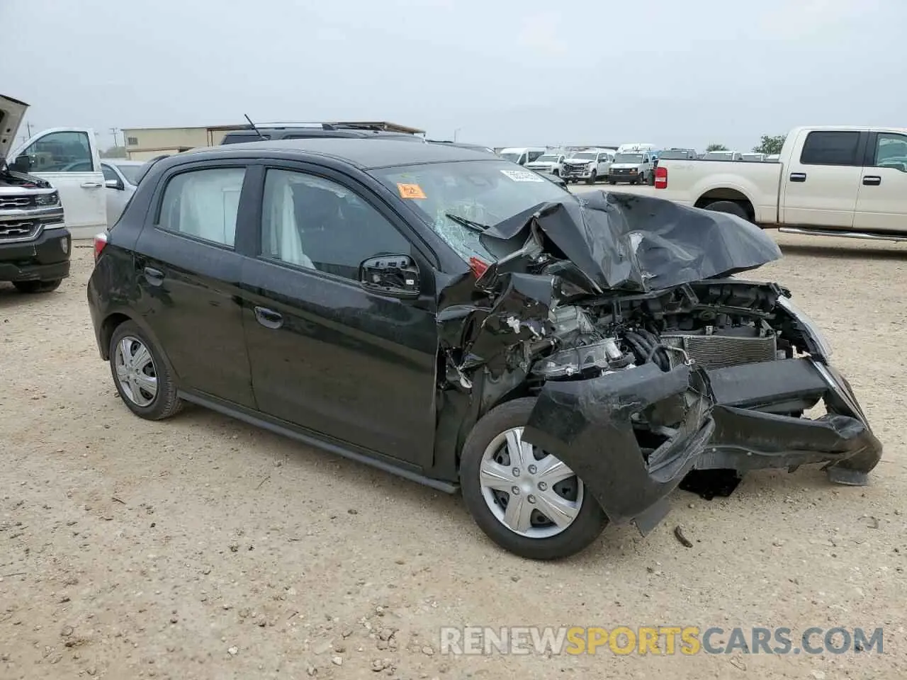 4 Photograph of a damaged car ML32AUHJ1RH001198 MITSUBISHI MIRAGE 2024