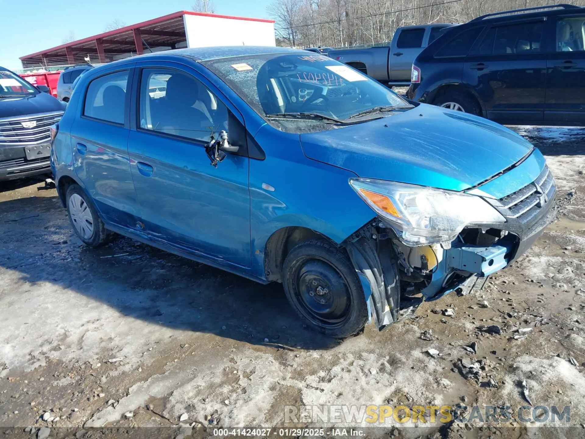 1 Фотография поврежденного автомобиля ML32AUHJ1RH002058 MITSUBISHI MIRAGE 2024