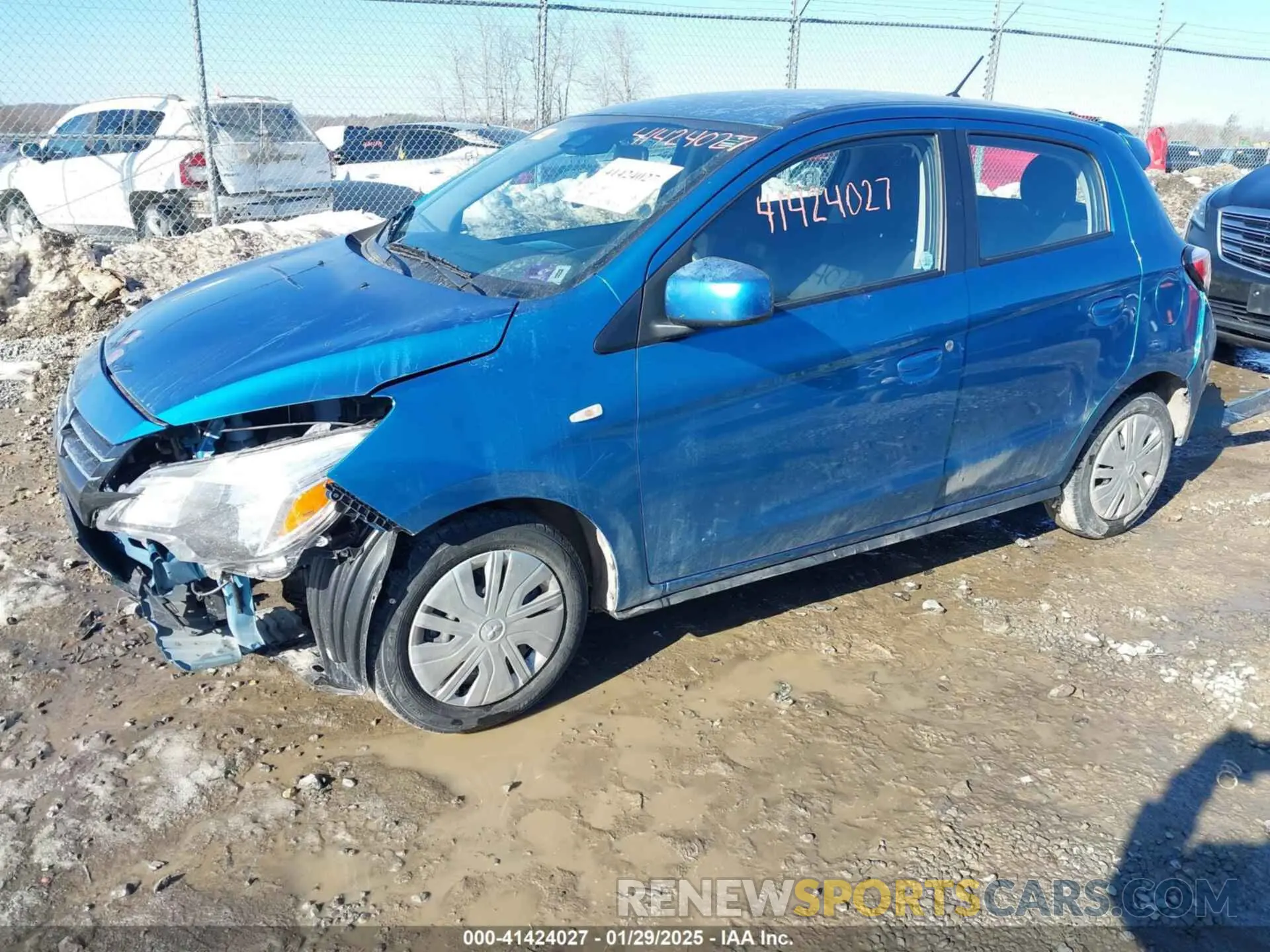 2 Фотография поврежденного автомобиля ML32AUHJ1RH002058 MITSUBISHI MIRAGE 2024