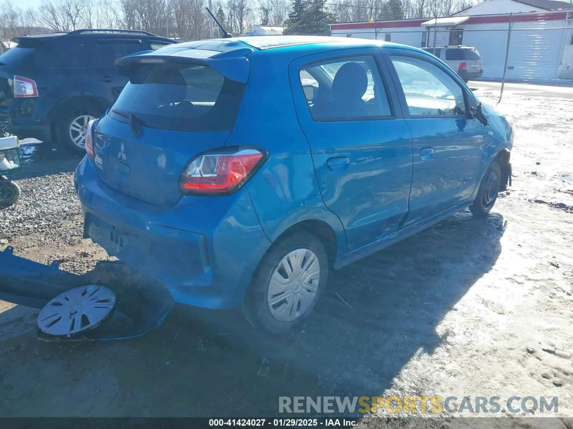 4 Фотография поврежденного автомобиля ML32AUHJ1RH002058 MITSUBISHI MIRAGE 2024