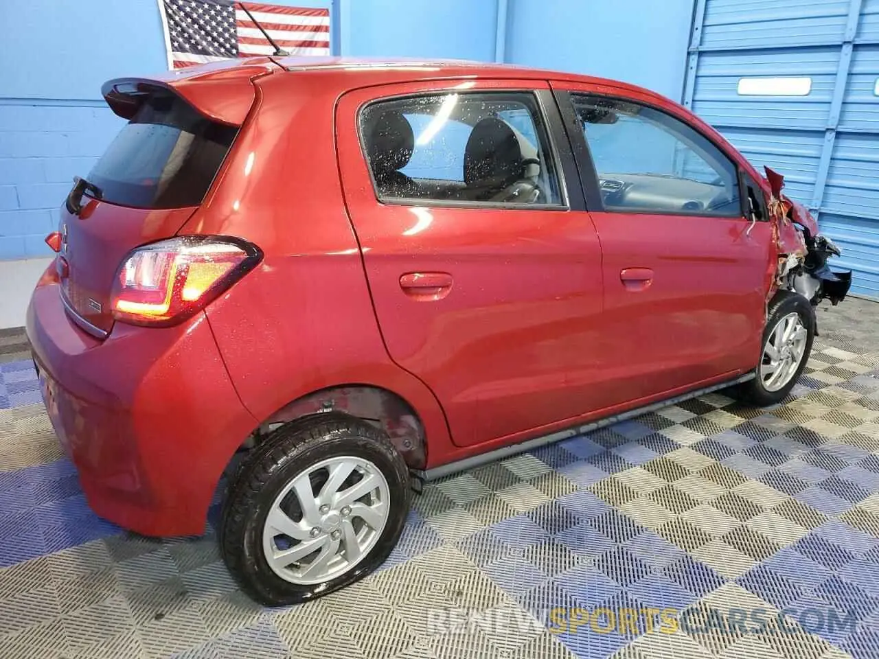 3 Фотография поврежденного автомобиля ML32AUHJ1RH004506 MITSUBISHI MIRAGE 2024