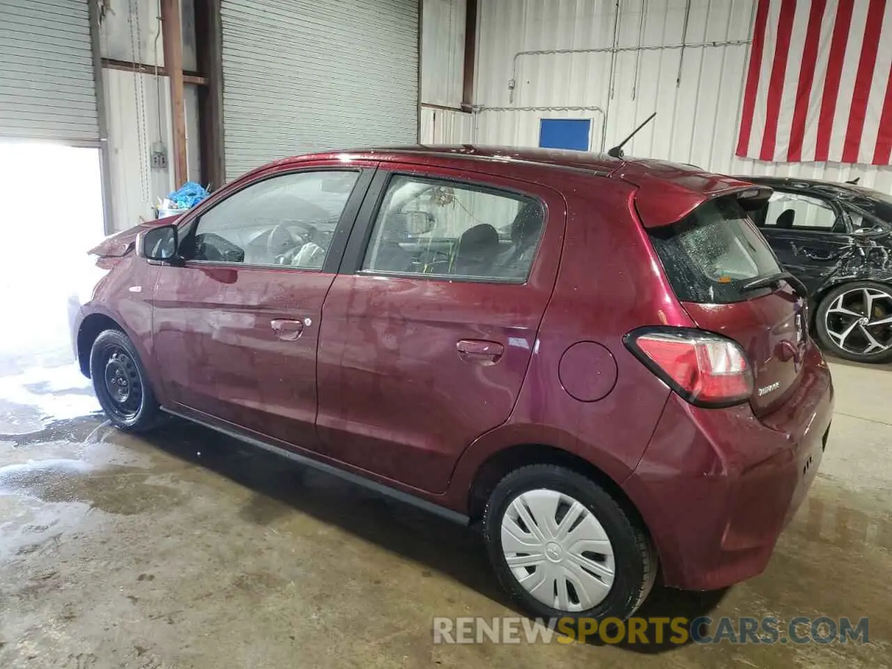 2 Photograph of a damaged car ML32AUHJ1RH006885 MITSUBISHI MIRAGE 2024