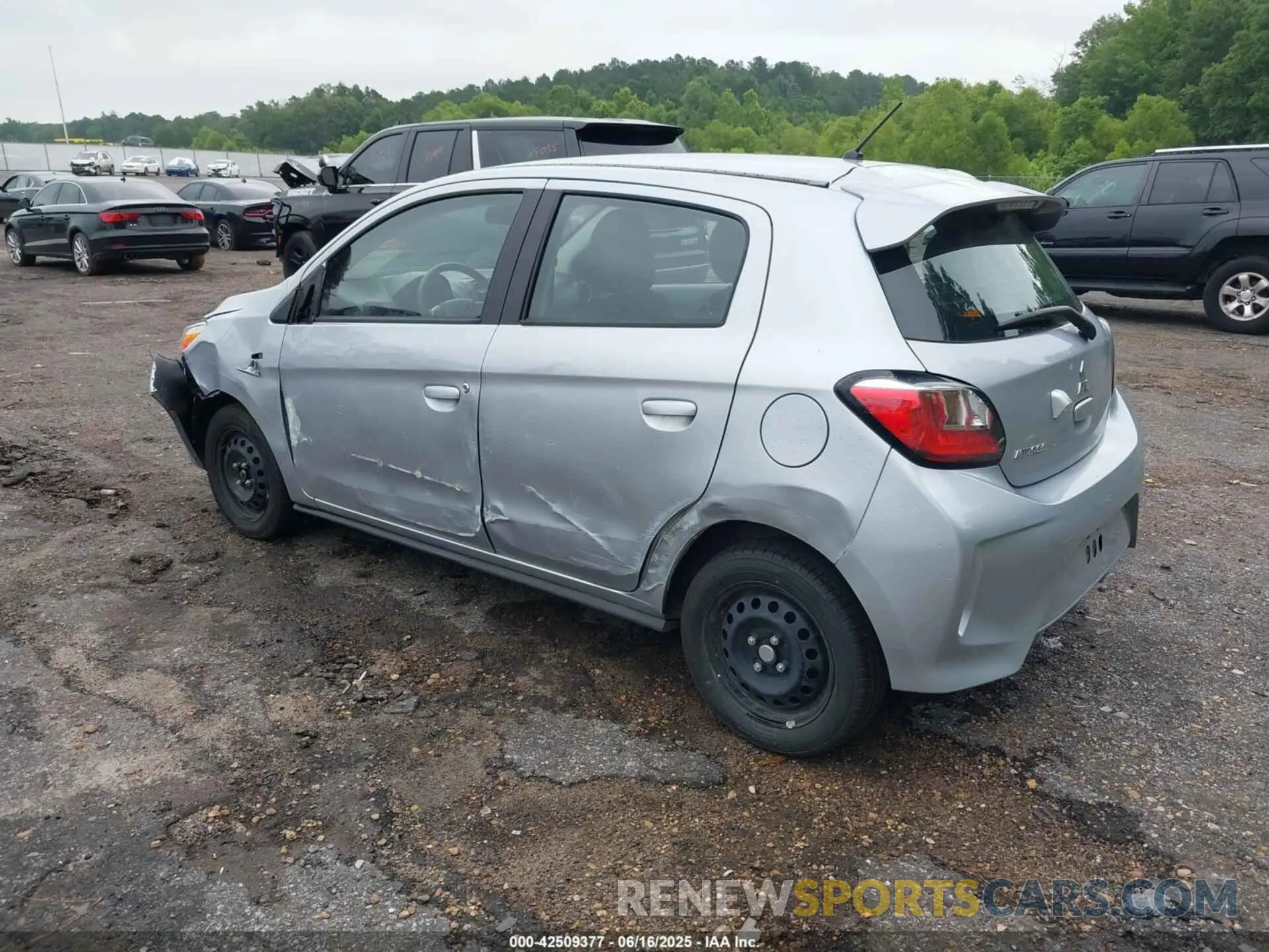 3 Photograph of a damaged car ML32AUHJ1RH021645 MITSUBISHI MIRAGE 2024