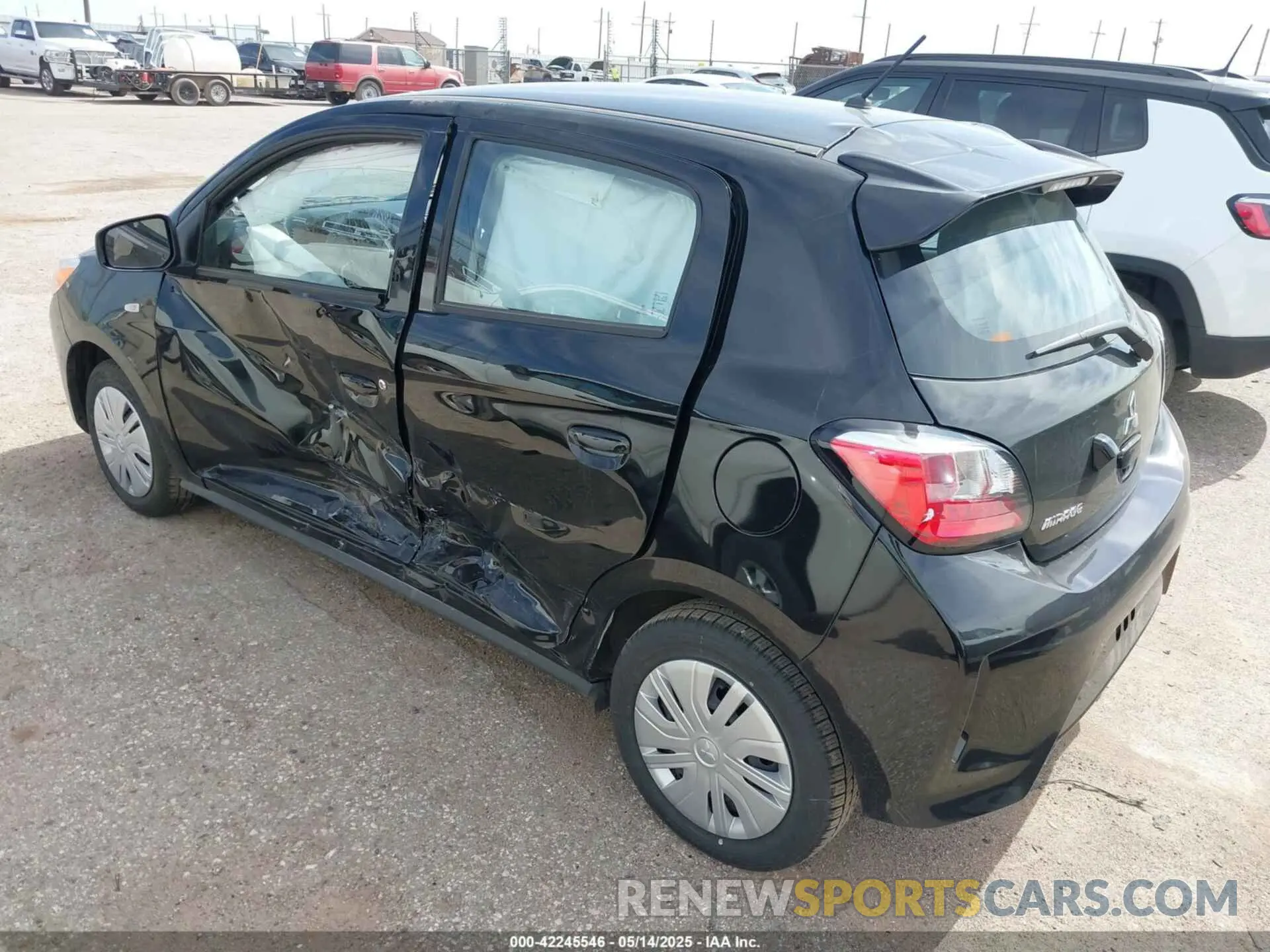 3 Photograph of a damaged car ML32AUHJ1RH033150 MITSUBISHI MIRAGE 2024
