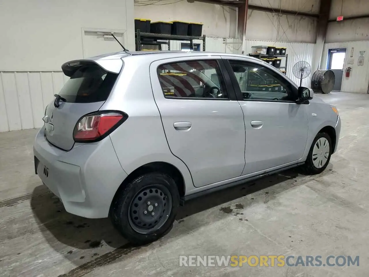 3 Photograph of a damaged car ML32AUHJ2RH010024 MITSUBISHI MIRAGE 2024