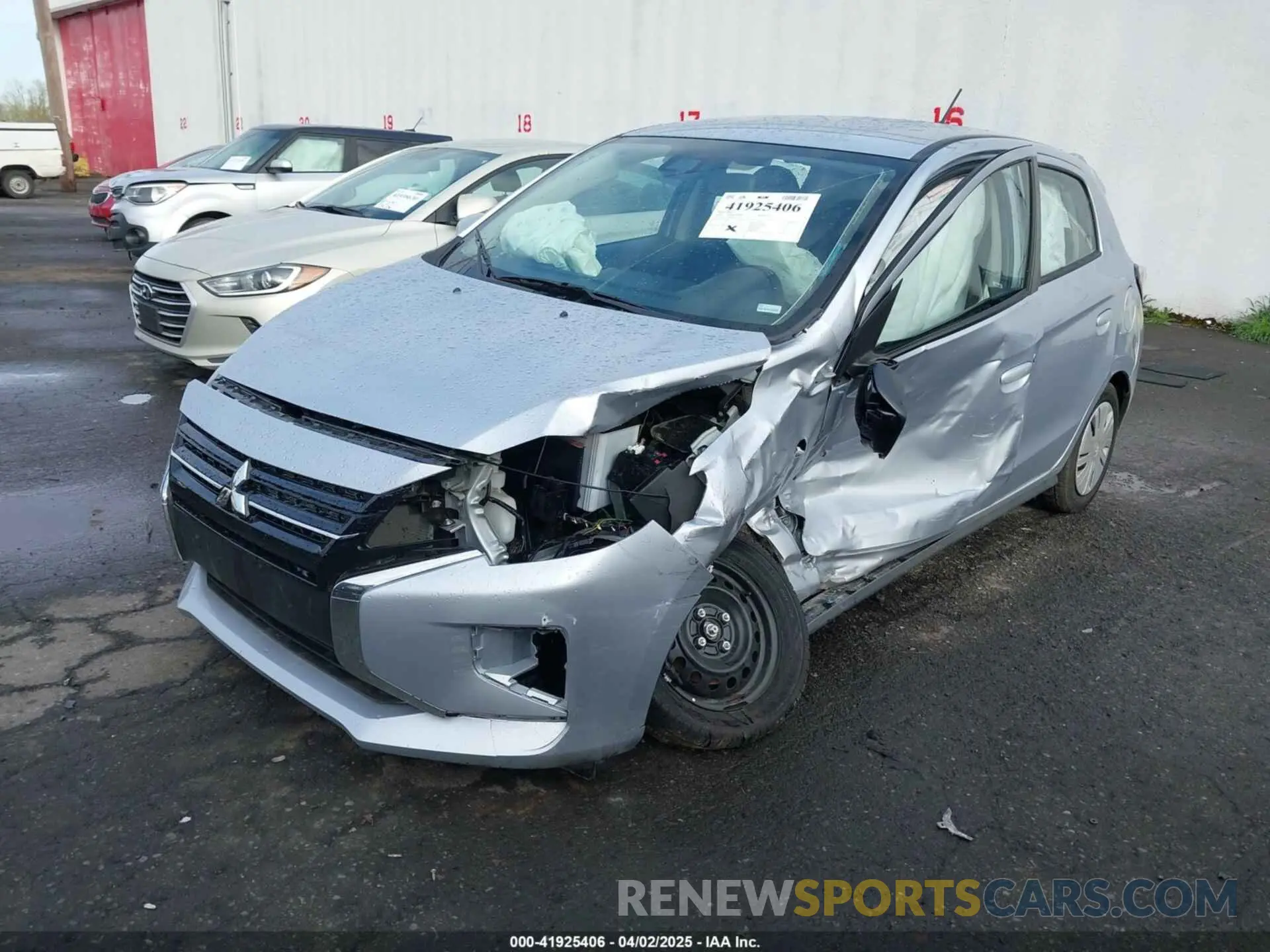 2 Photograph of a damaged car ML32AUHJ2RH013179 MITSUBISHI MIRAGE 2024