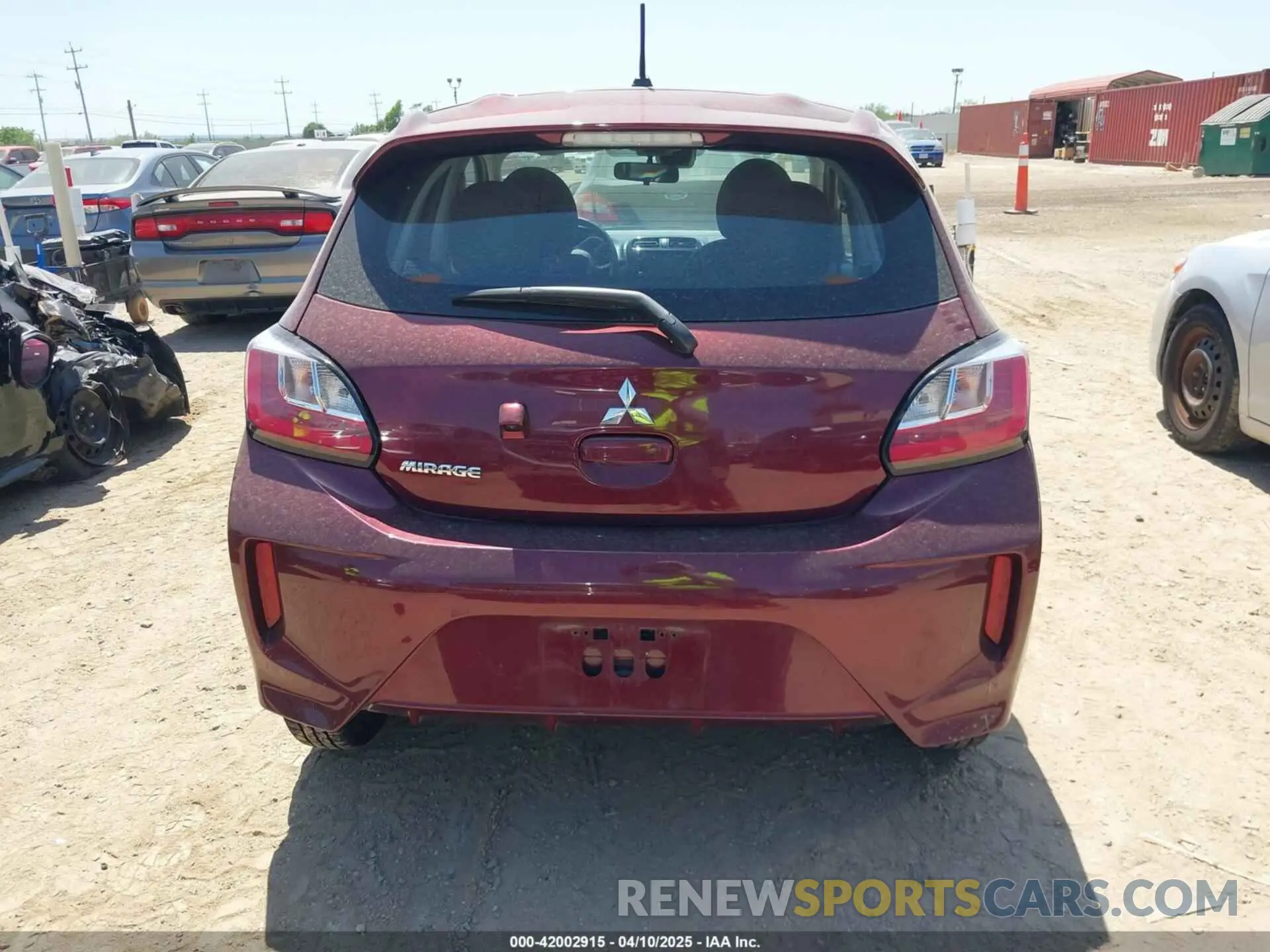 17 Photograph of a damaged car ML32AUHJ2RH020326 MITSUBISHI MIRAGE 2024