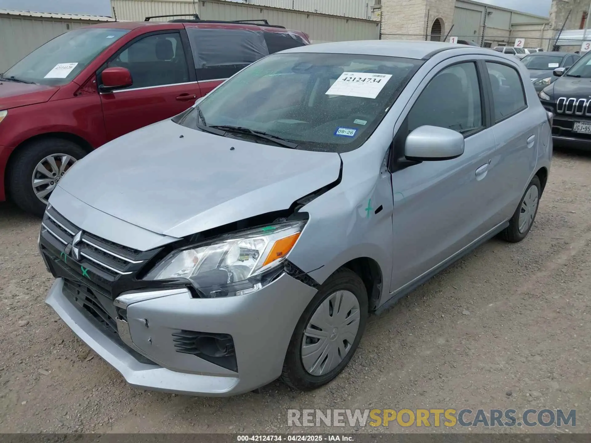 2 Фотография поврежденного автомобиля ML32AUHJ3RH020786 MITSUBISHI MIRAGE 2024