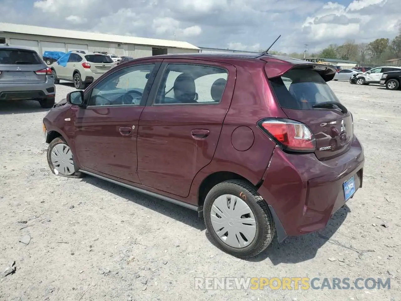2 Photograph of a damaged car ML32AUHJ3RH023266 MITSUBISHI MIRAGE 2024