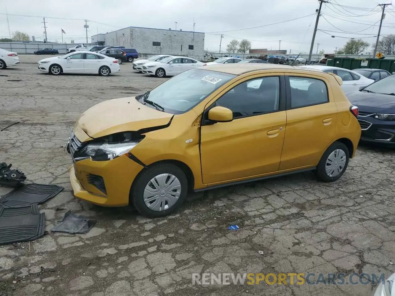 1 Photograph of a damaged car ML32AUHJ3RH029889 MITSUBISHI MIRAGE 2024