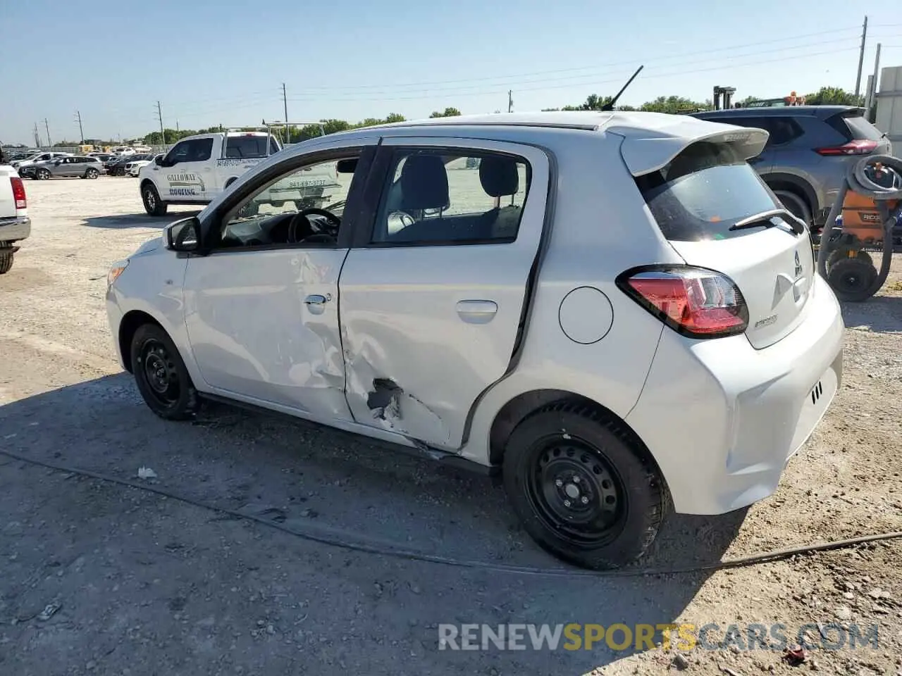 2 Photograph of a damaged car ML32AUHJ4RH035099 MITSUBISHI MIRAGE 2024