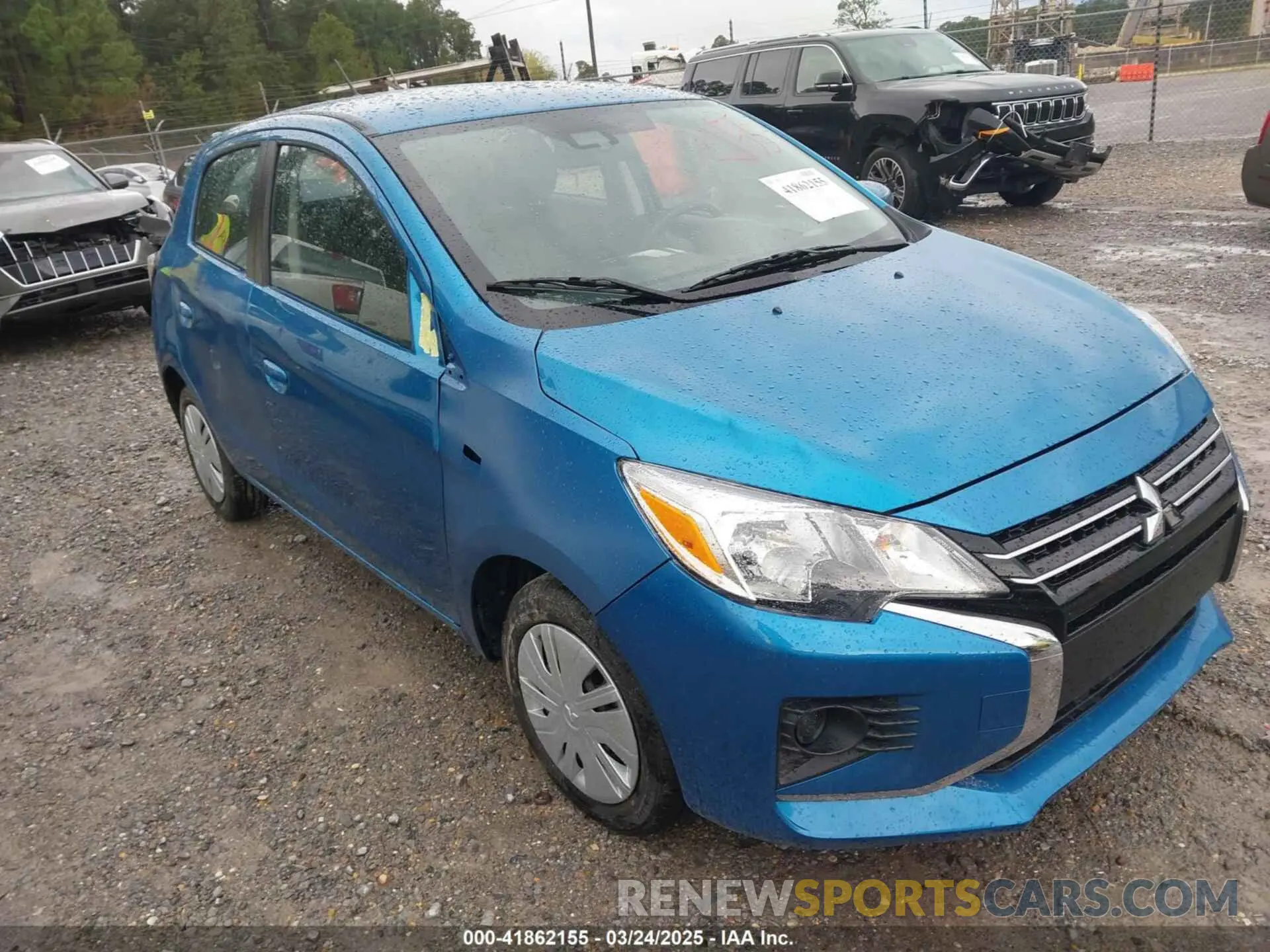 1 Photograph of a damaged car ML32AUHJ4RH036544 MITSUBISHI MIRAGE 2024