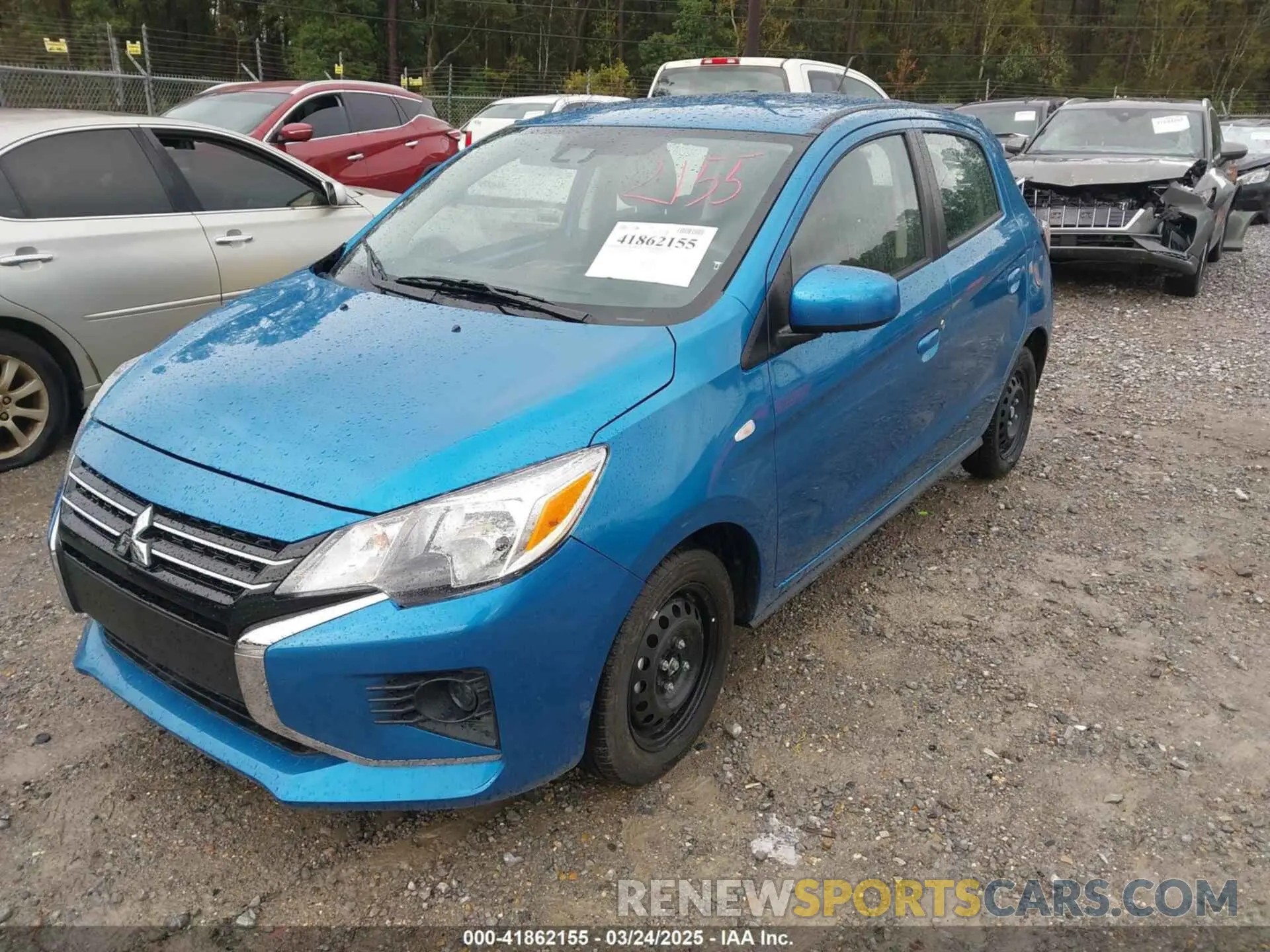 2 Photograph of a damaged car ML32AUHJ4RH036544 MITSUBISHI MIRAGE 2024