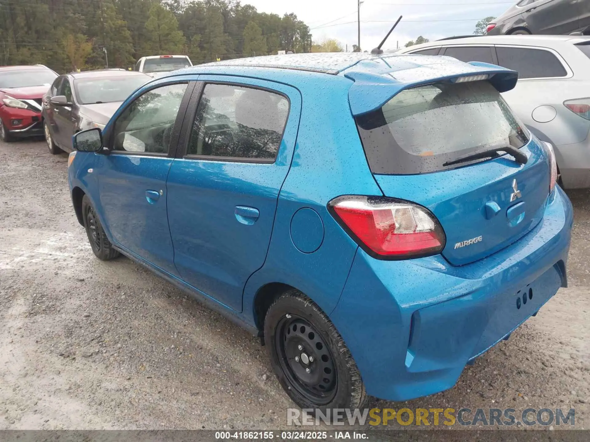 3 Photograph of a damaged car ML32AUHJ4RH036544 MITSUBISHI MIRAGE 2024