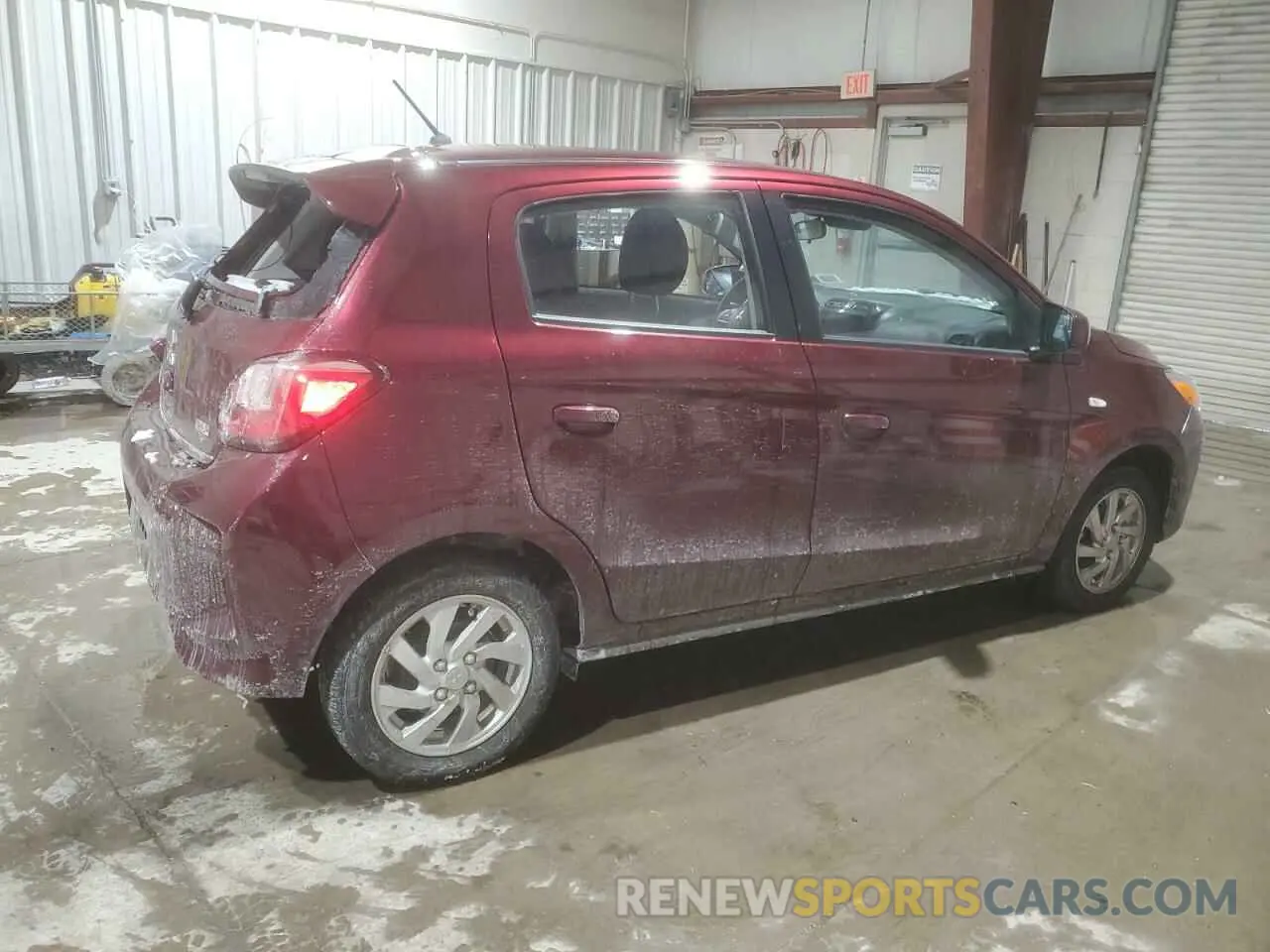 3 Photograph of a damaged car ML32AUHJ5RH004461 MITSUBISHI MIRAGE 2024