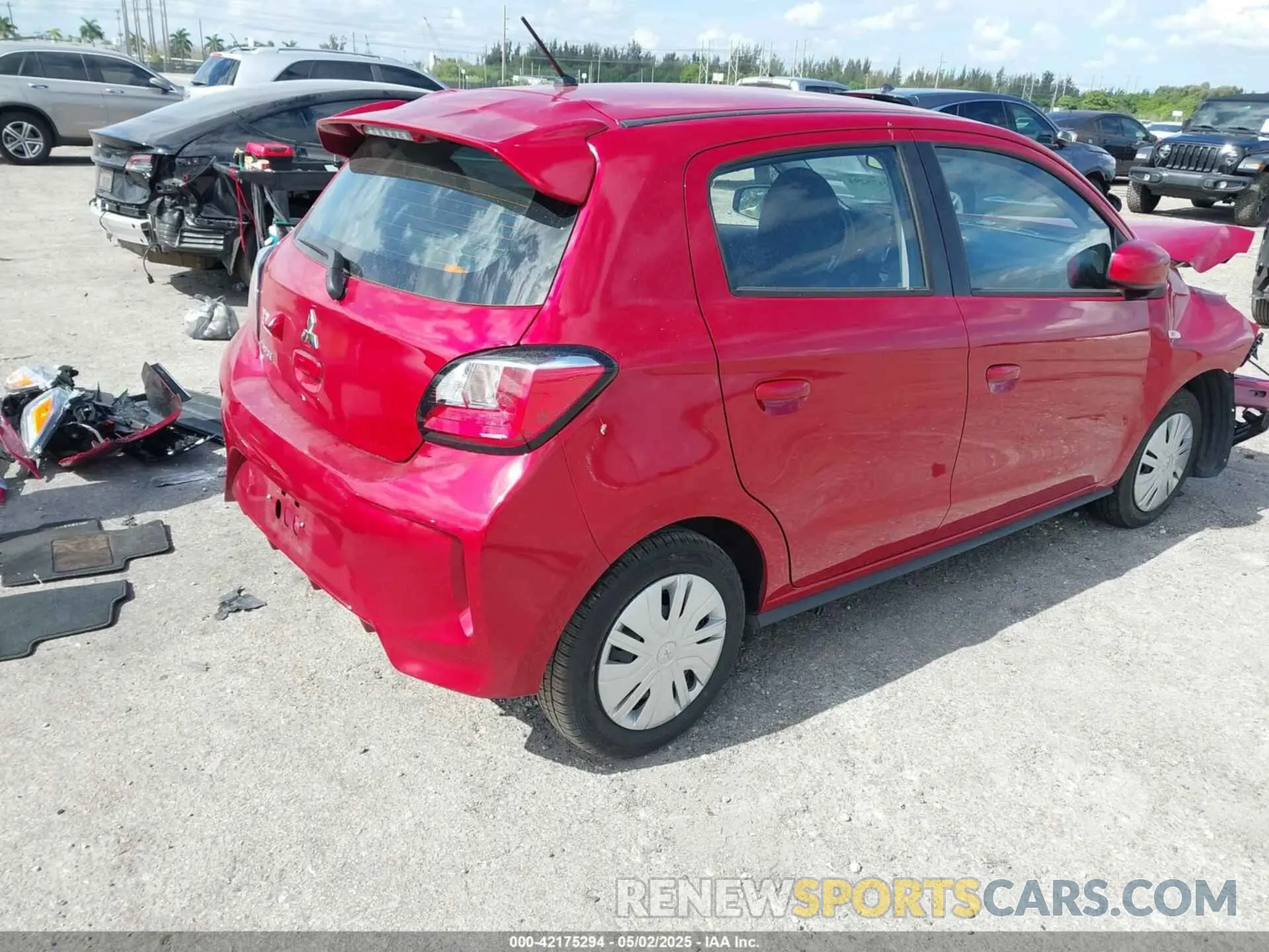 4 Фотография поврежденного автомобиля ML32AUHJ5RH005593 MITSUBISHI MIRAGE 2024