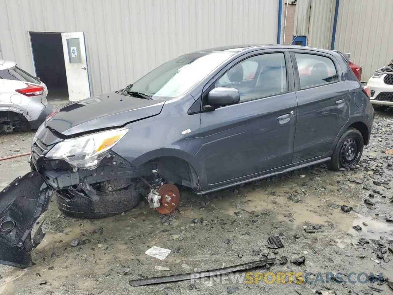 1 Photograph of a damaged car ML32AUHJ5RH005951 MITSUBISHI MIRAGE 2024