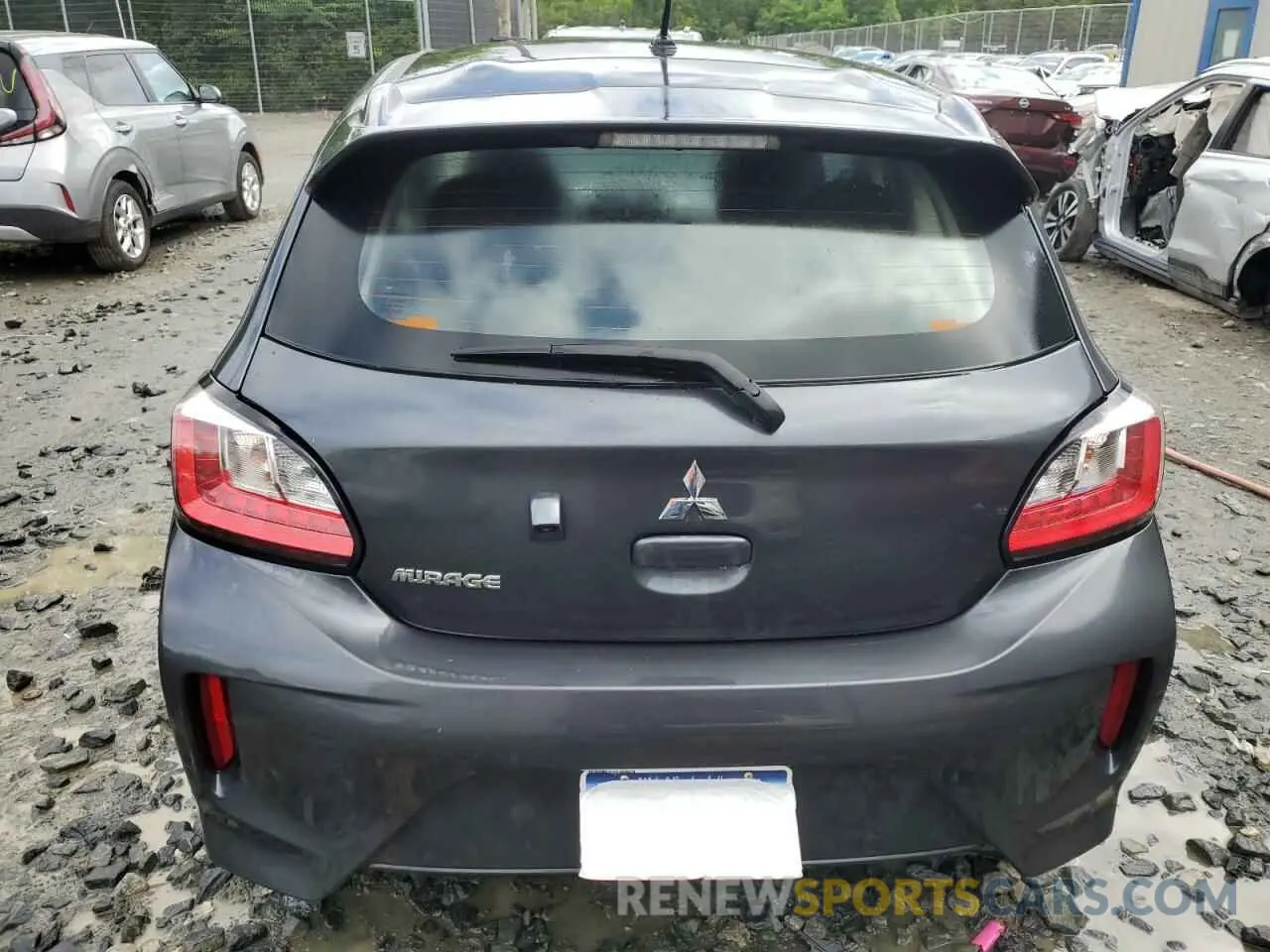 6 Photograph of a damaged car ML32AUHJ5RH005951 MITSUBISHI MIRAGE 2024