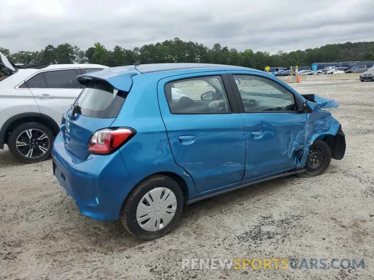 3 Photograph of a damaged car ML32AUHJ5RH028551 MITSUBISHI MIRAGE 2024