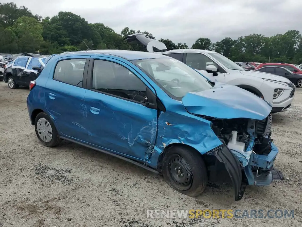 4 Photograph of a damaged car ML32AUHJ5RH028551 MITSUBISHI MIRAGE 2024