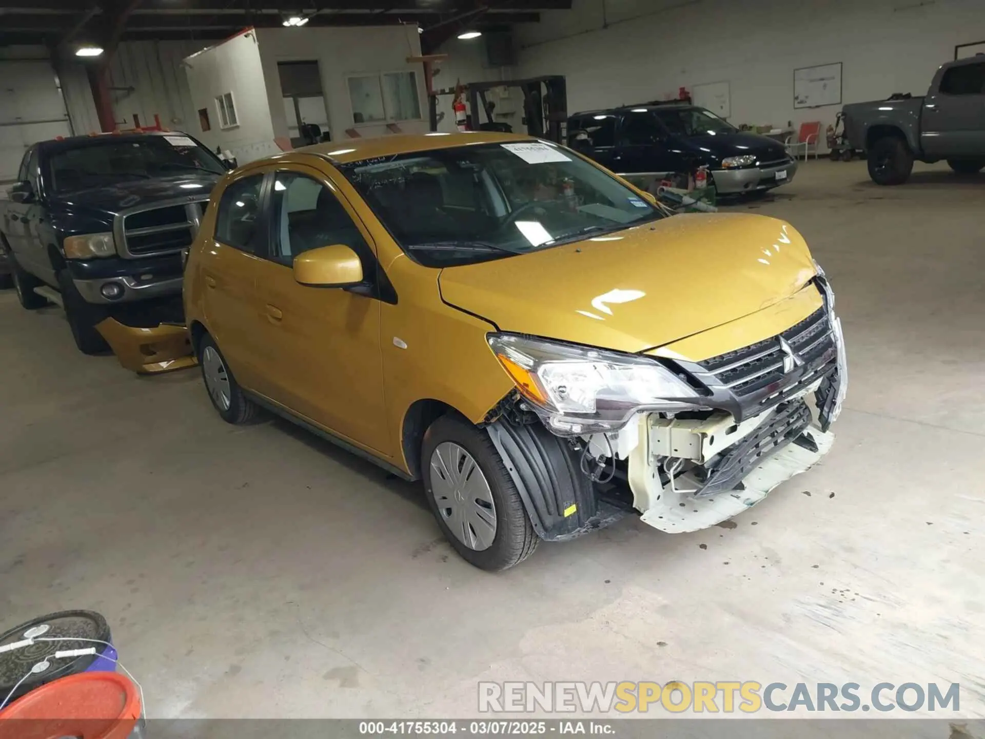 1 Photograph of a damaged car ML32AUHJ5RH032972 MITSUBISHI MIRAGE 2024