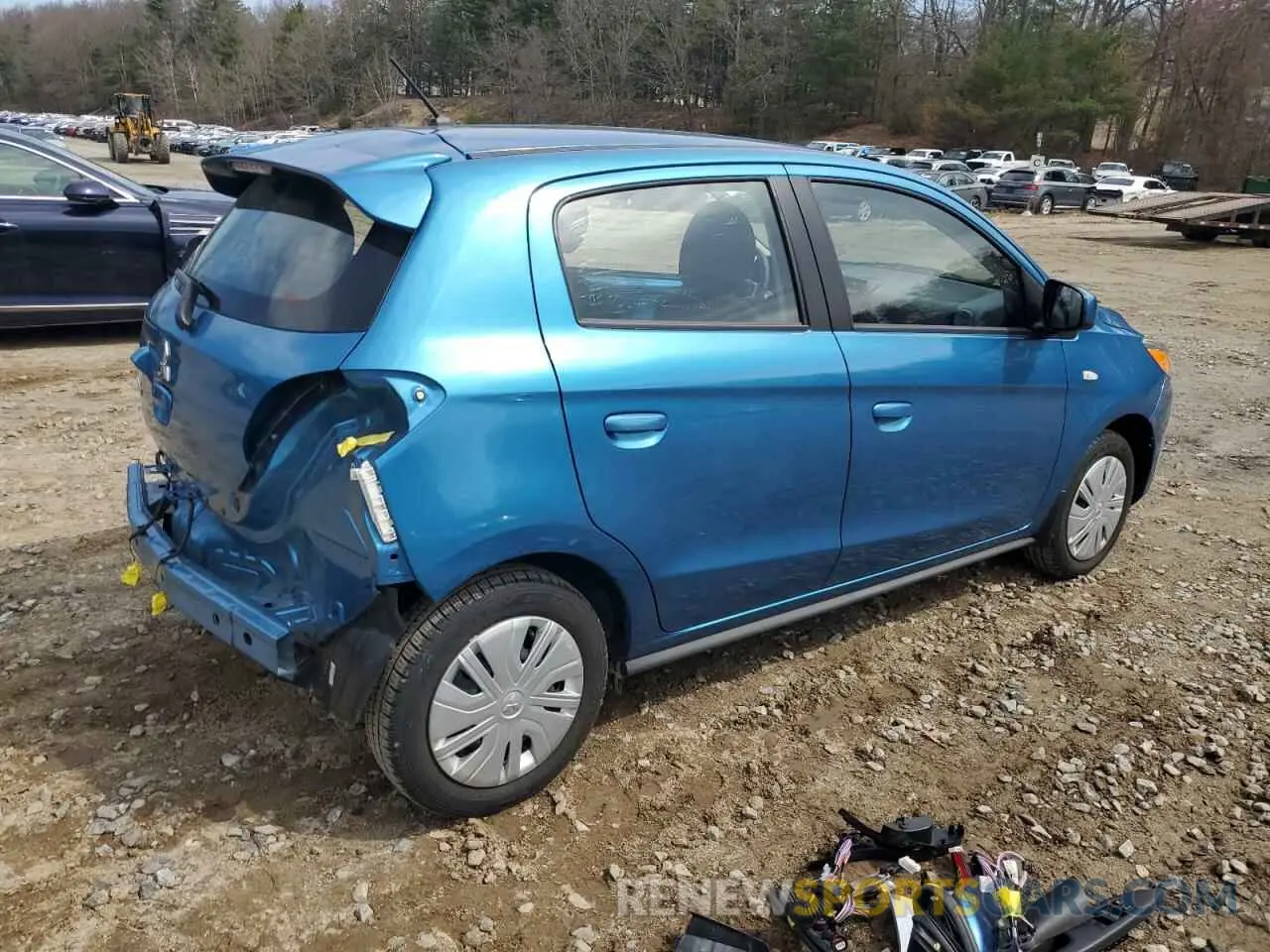 3 Фотография поврежденного автомобиля ML32AUHJ6RH000242 MITSUBISHI MIRAGE 2024