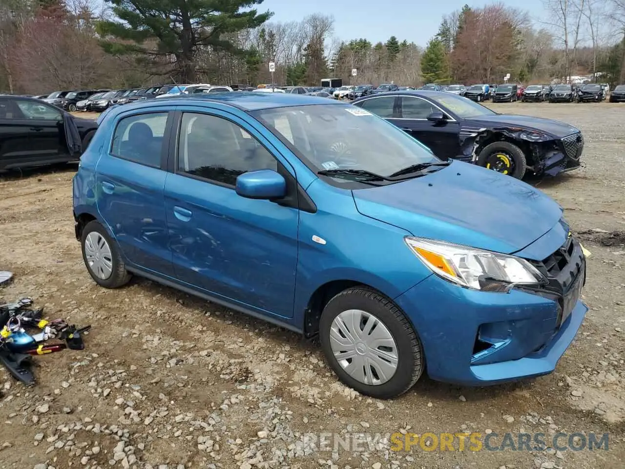 4 Фотография поврежденного автомобиля ML32AUHJ6RH000242 MITSUBISHI MIRAGE 2024