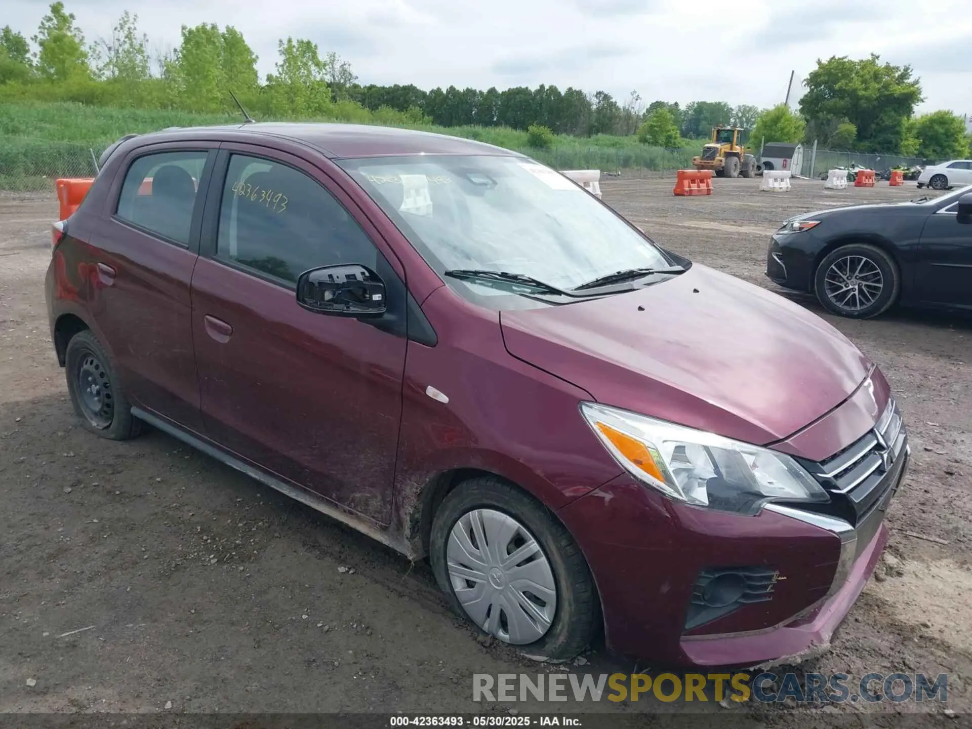 1 Photograph of a damaged car ML32AUHJ6RH002301 MITSUBISHI MIRAGE 2024