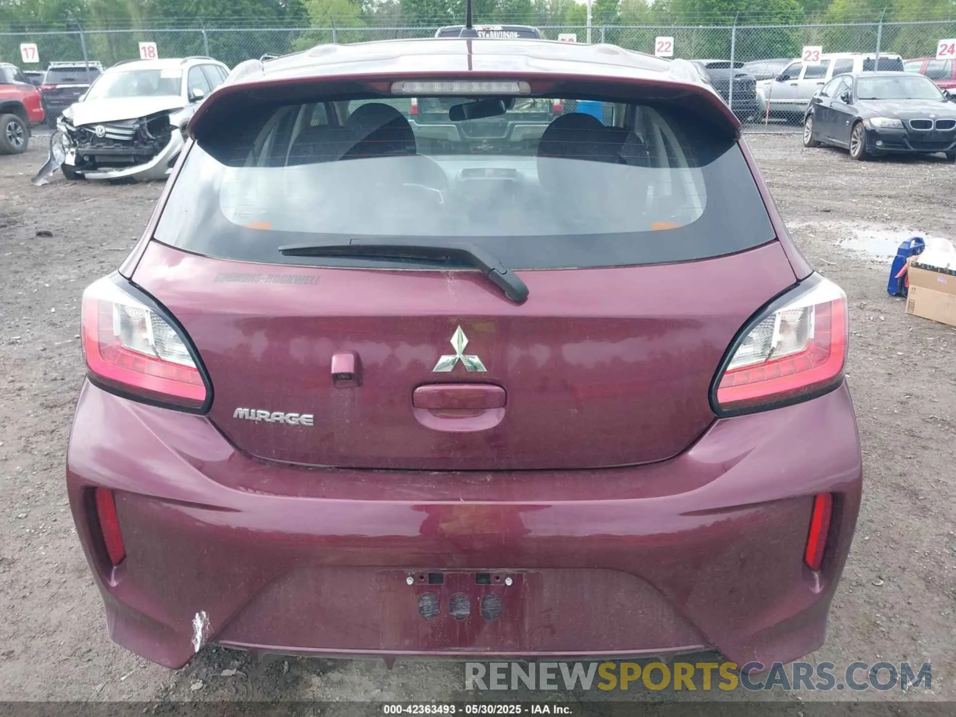 17 Photograph of a damaged car ML32AUHJ6RH002301 MITSUBISHI MIRAGE 2024
