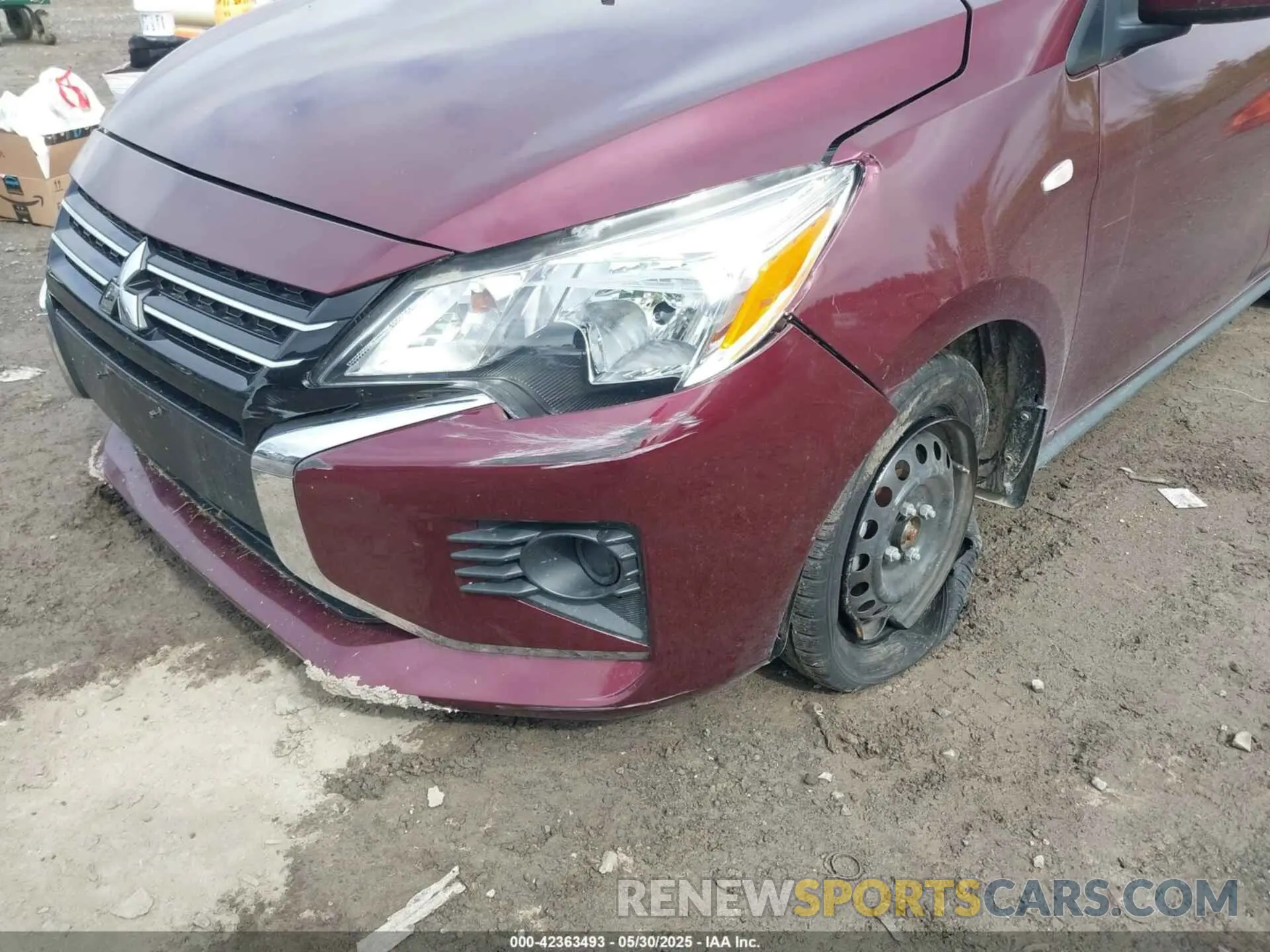 6 Photograph of a damaged car ML32AUHJ6RH002301 MITSUBISHI MIRAGE 2024