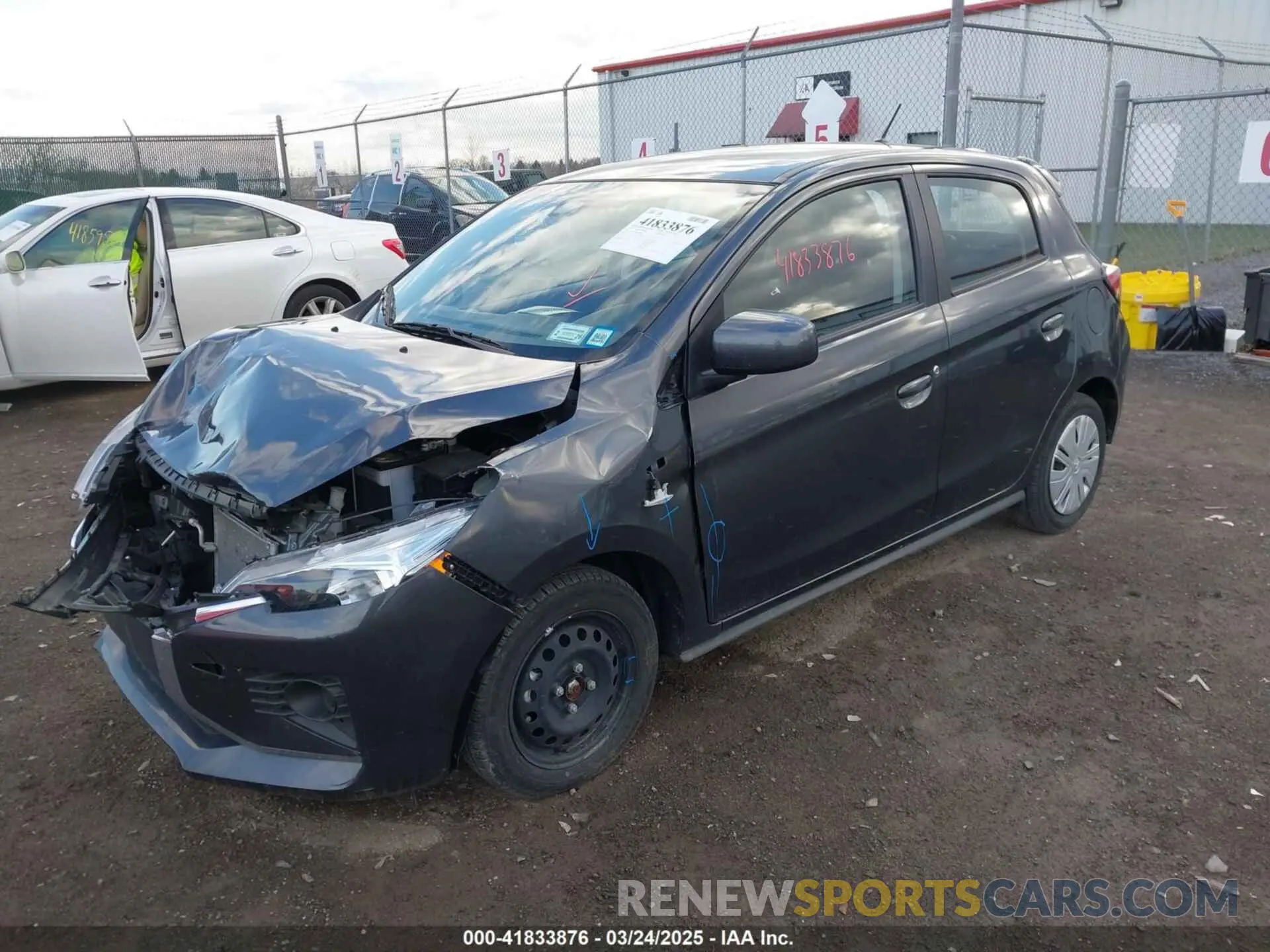 2 Фотография поврежденного автомобиля ML32AUHJ6RH004453 MITSUBISHI MIRAGE 2024