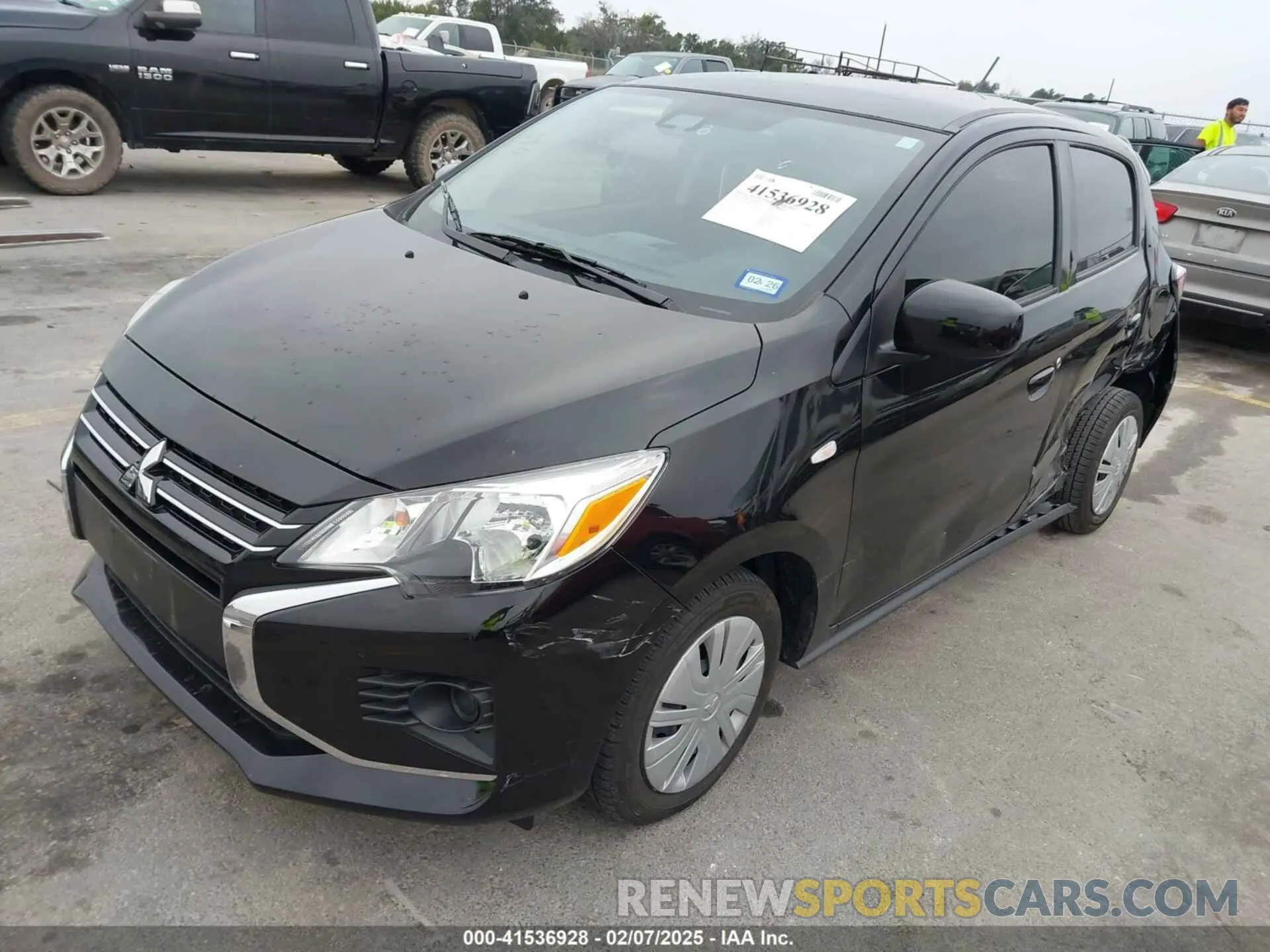 2 Фотография поврежденного автомобиля ML32AUHJ6RH005196 MITSUBISHI MIRAGE 2024