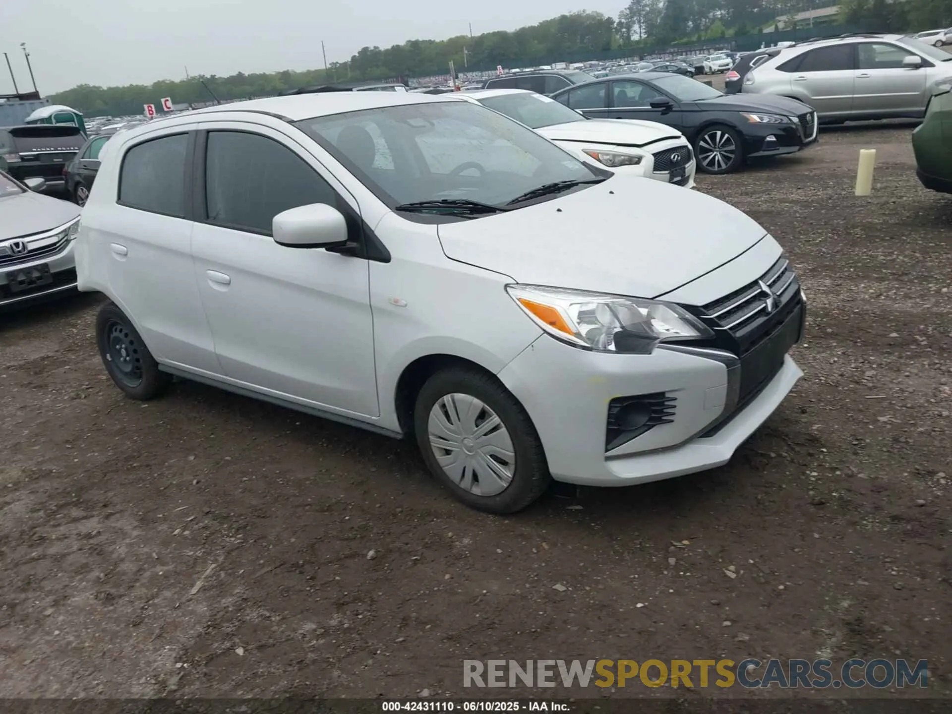 1 Photograph of a damaged car ML32AUHJ6RH010950 MITSUBISHI MIRAGE 2024