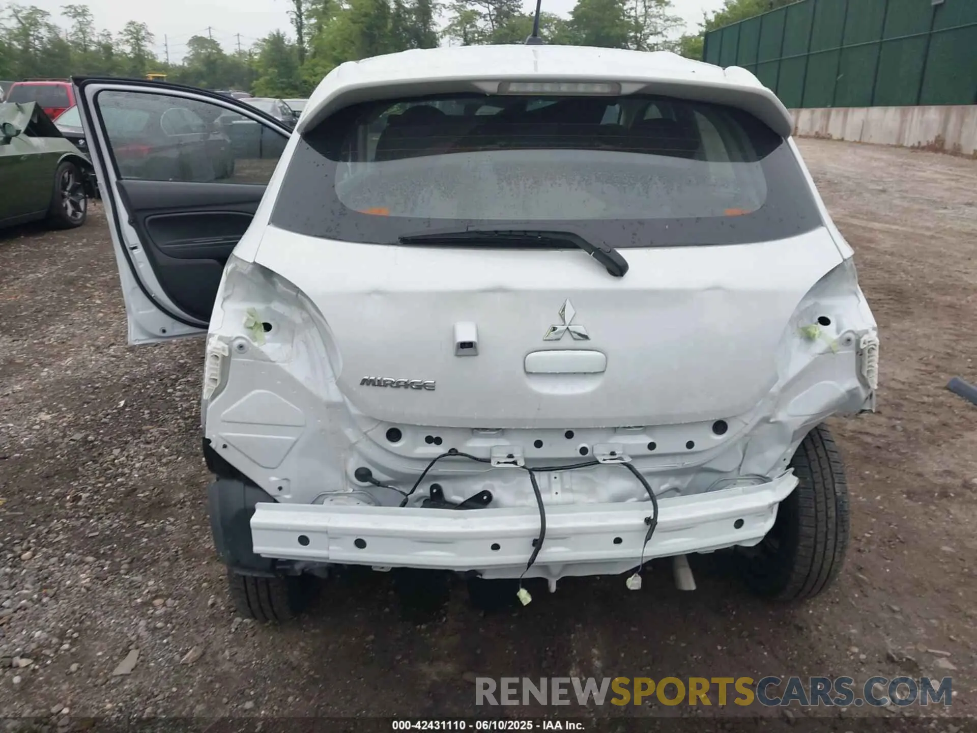 6 Photograph of a damaged car ML32AUHJ6RH010950 MITSUBISHI MIRAGE 2024