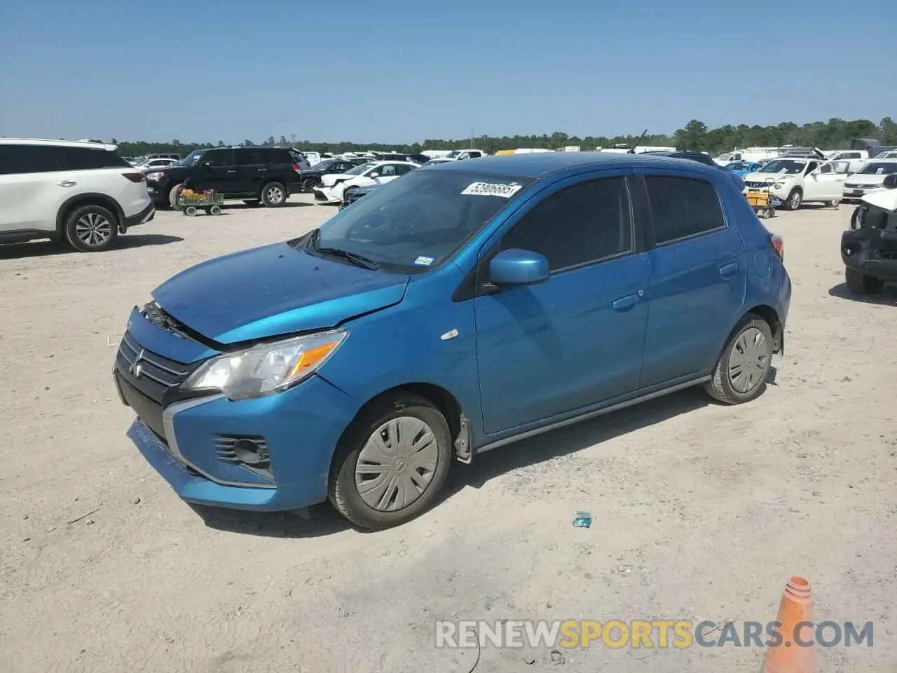 1 Photograph of a damaged car ML32AUHJ6RH012715 MITSUBISHI MIRAGE 2024
