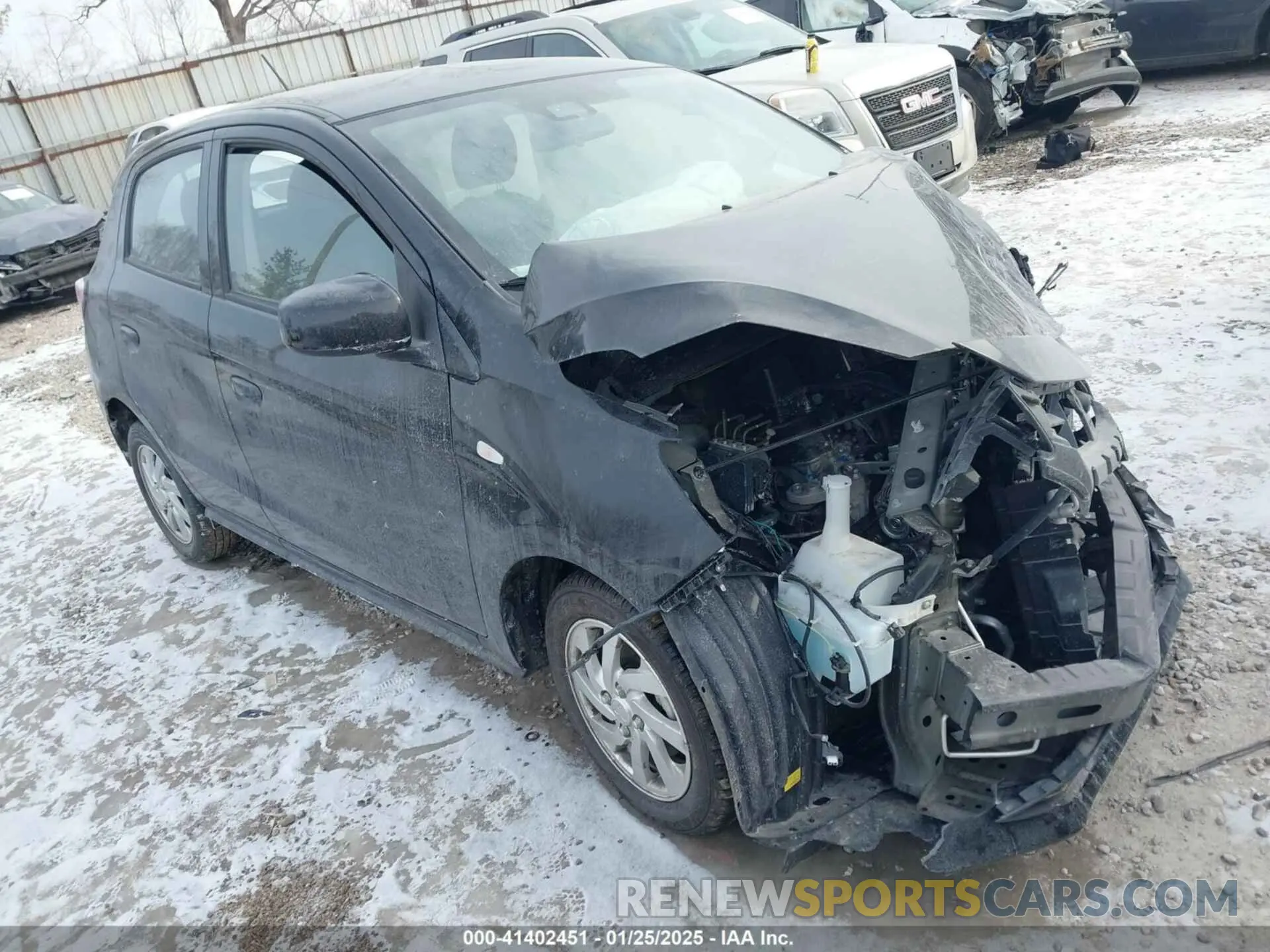 1 Photograph of a damaged car ML32AUHJ6RH013377 MITSUBISHI MIRAGE 2024
