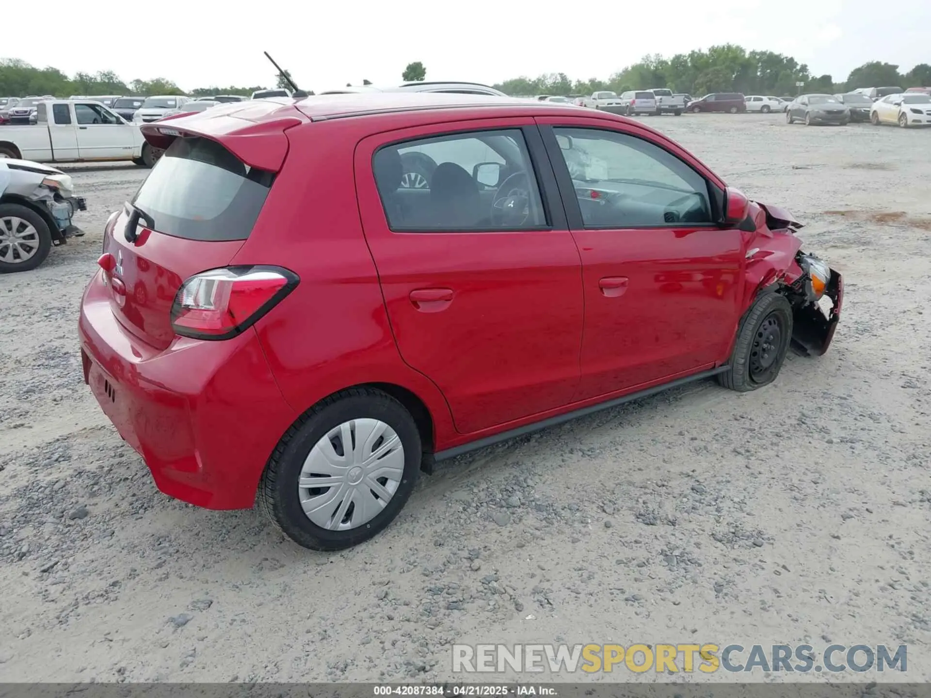 4 Photograph of a damaged car ML32AUHJ6RH014416 MITSUBISHI MIRAGE 2024