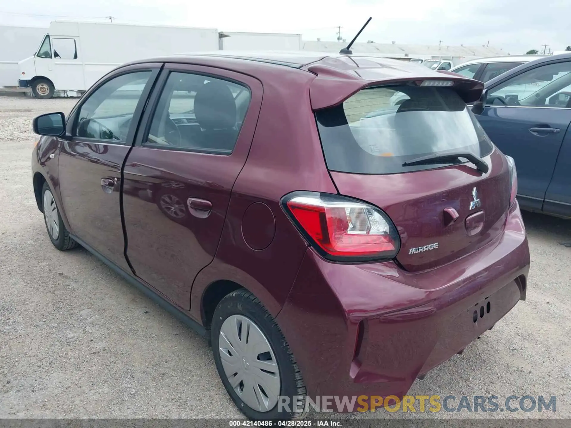 3 Photograph of a damaged car ML32AUHJ6RH016182 MITSUBISHI MIRAGE 2024