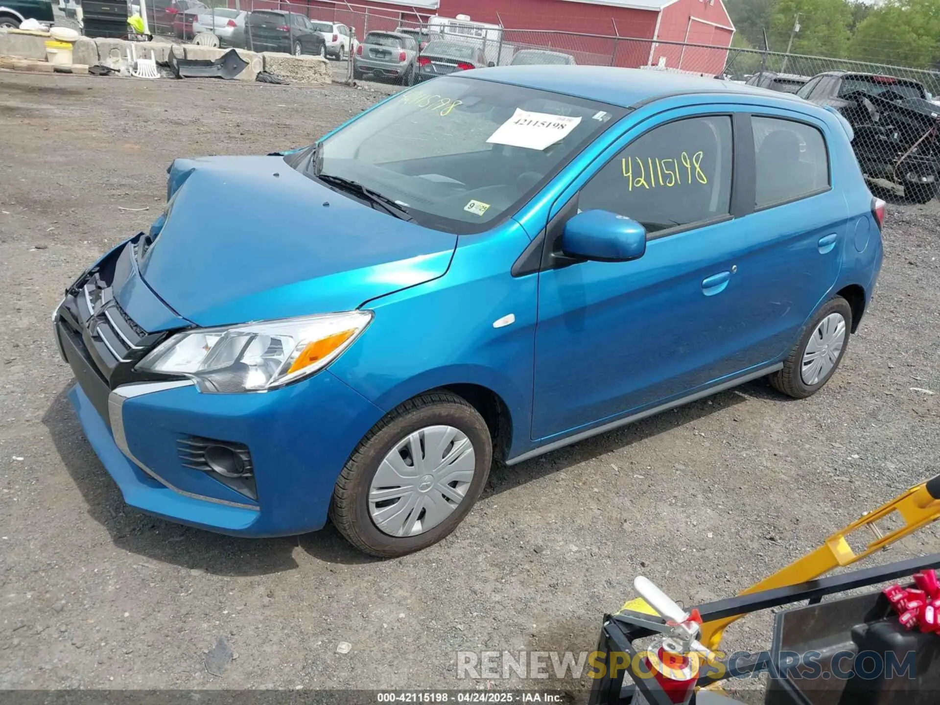 2 Фотография поврежденного автомобиля ML32AUHJ6RH017476 MITSUBISHI MIRAGE 2024