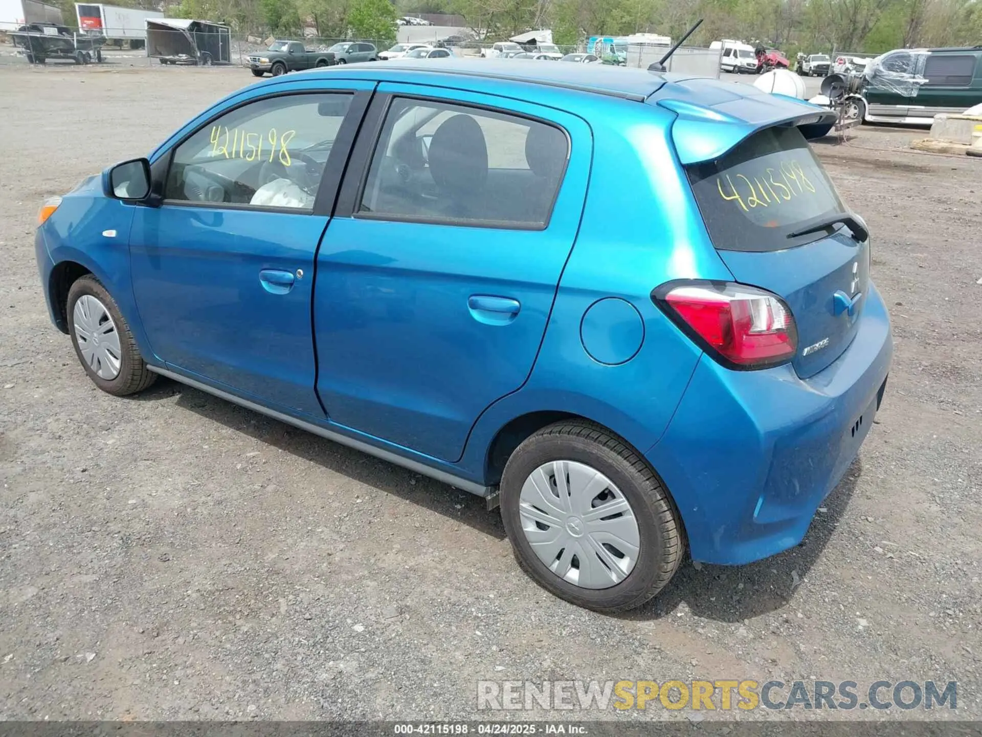3 Фотография поврежденного автомобиля ML32AUHJ6RH017476 MITSUBISHI MIRAGE 2024