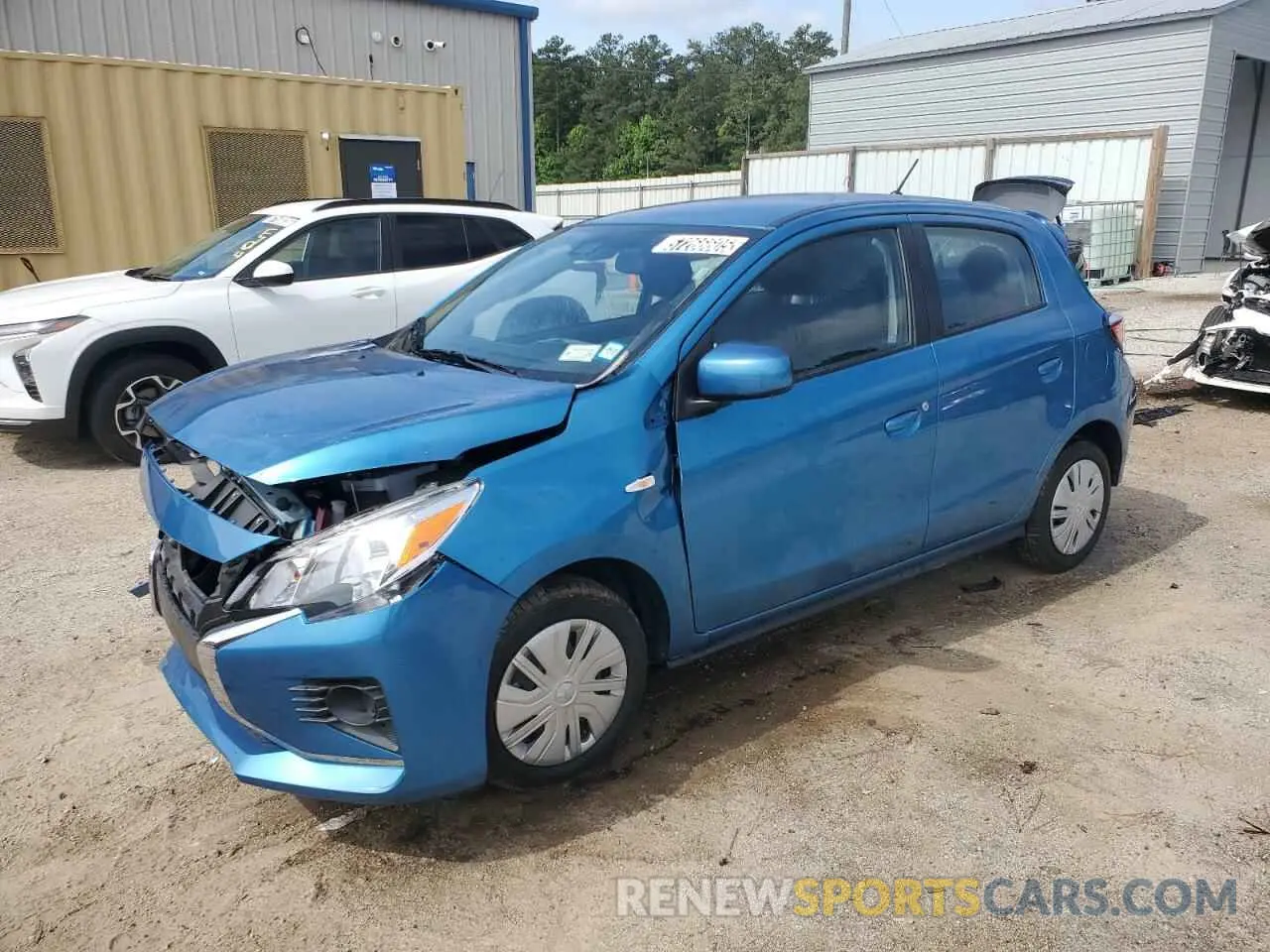 1 Photograph of a damaged car ML32AUHJ6RH018286 MITSUBISHI MIRAGE 2024