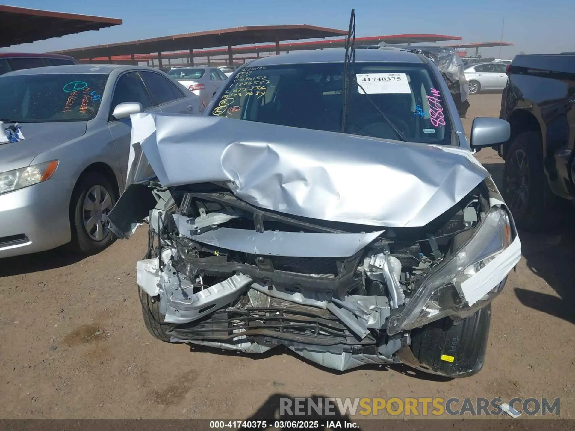 6 Photograph of a damaged car ML32AUHJ6RH020152 MITSUBISHI MIRAGE 2024