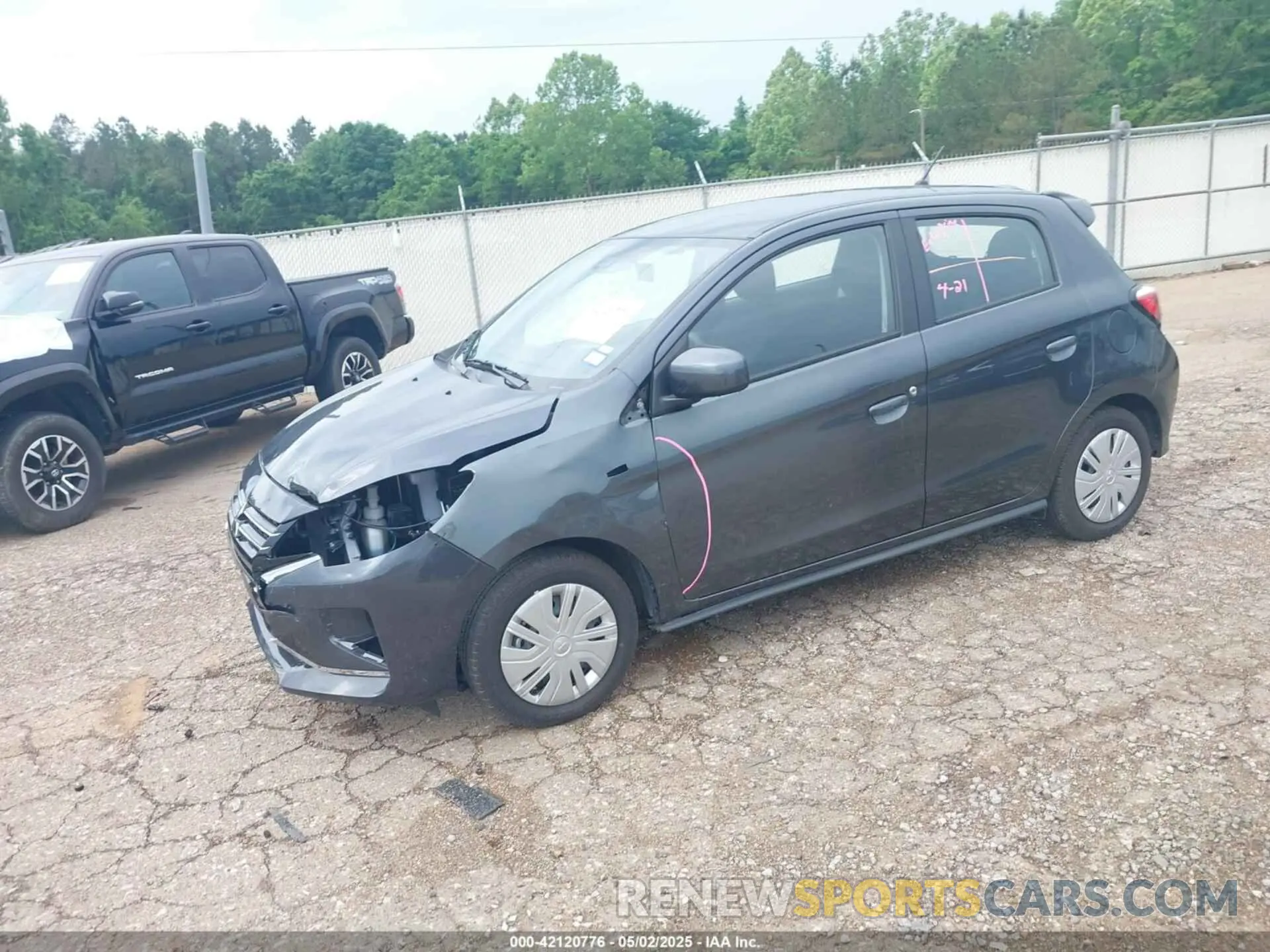 2 Photograph of a damaged car ML32AUHJ6RH022760 MITSUBISHI MIRAGE 2024