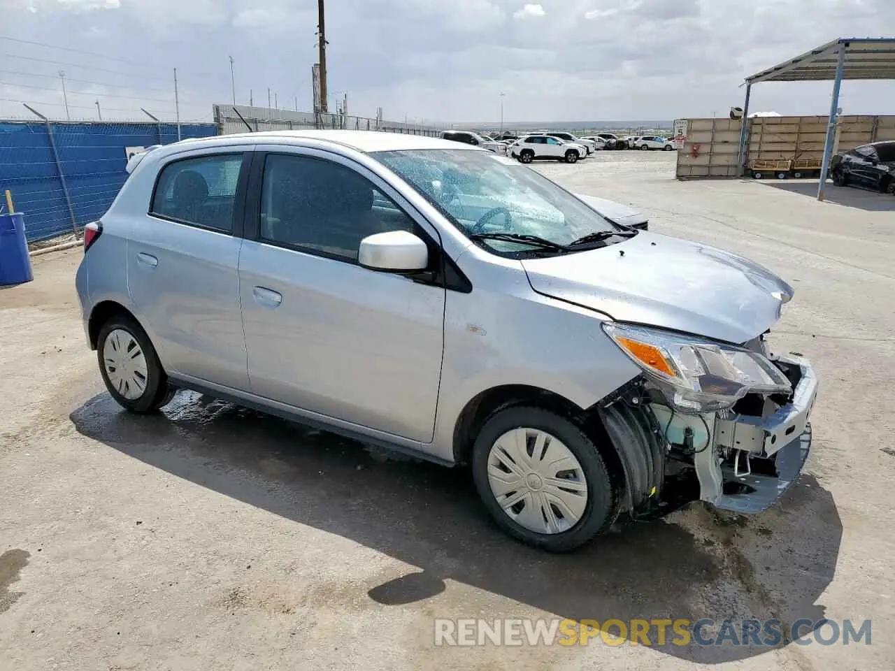 4 Photograph of a damaged car ML32AUHJ6RH031247 MITSUBISHI MIRAGE 2024